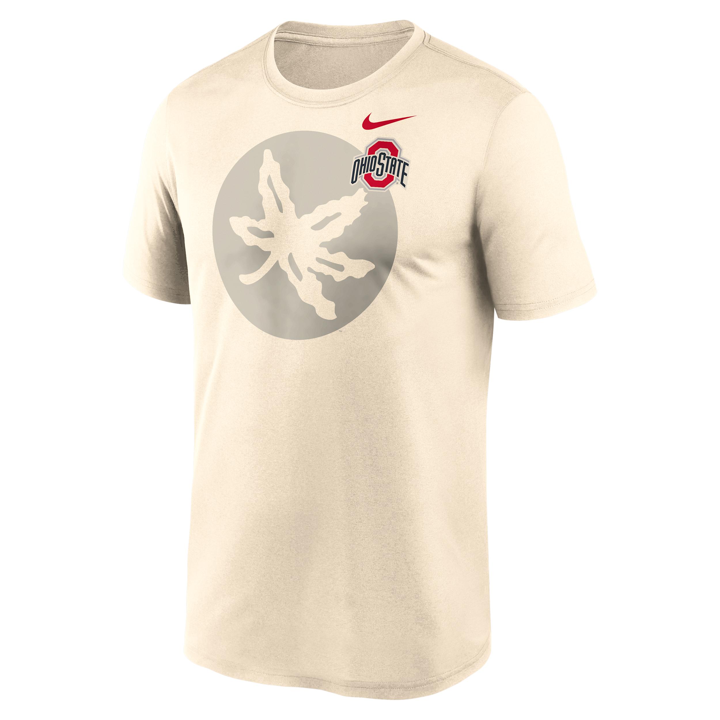 Ohio State Campus Legend Shadow Logo Nike Men's Dri-FIT College T-Shirt by NIKE
