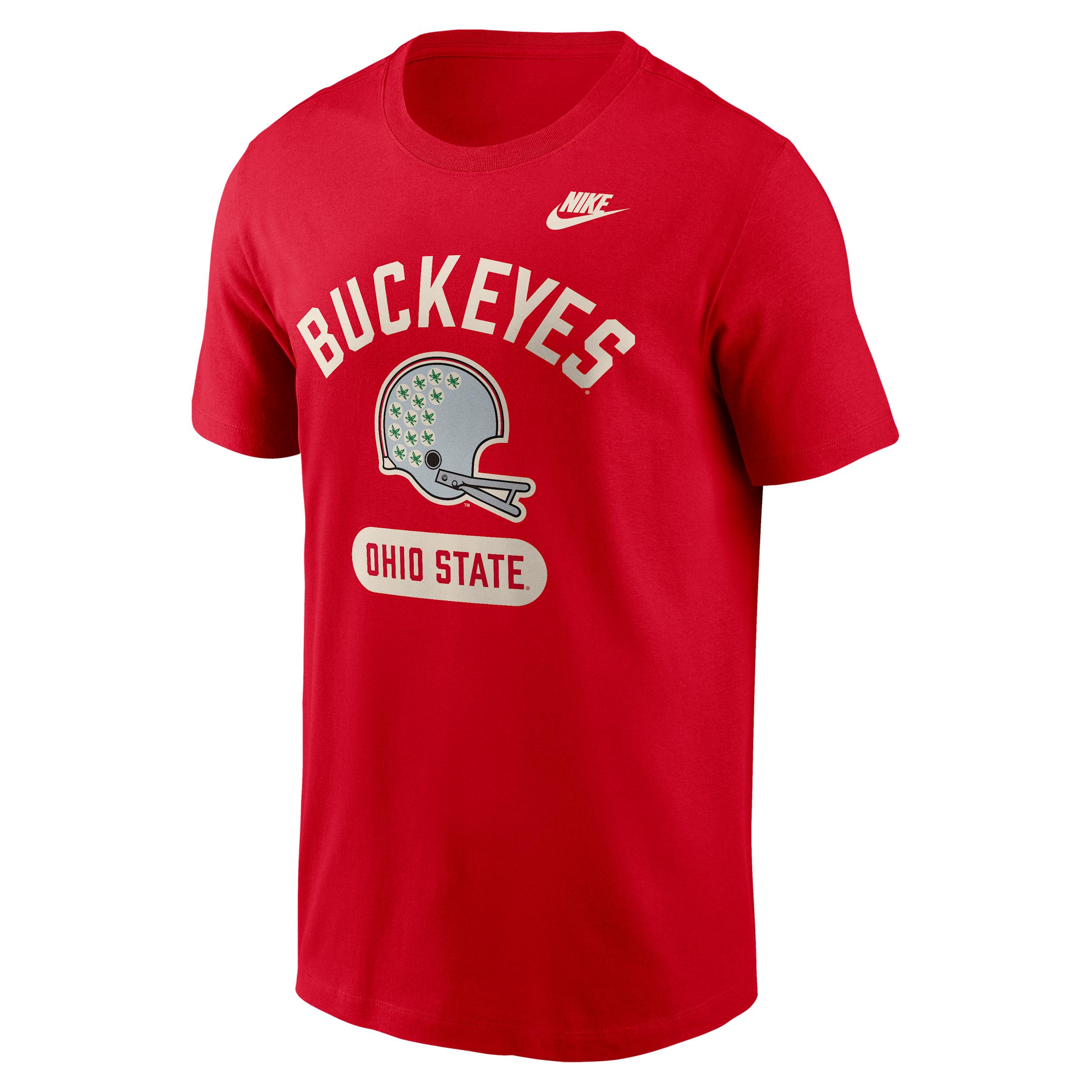 Ohio State Legacy Arch Helmet Nike Men's College T-Shirt by NIKE