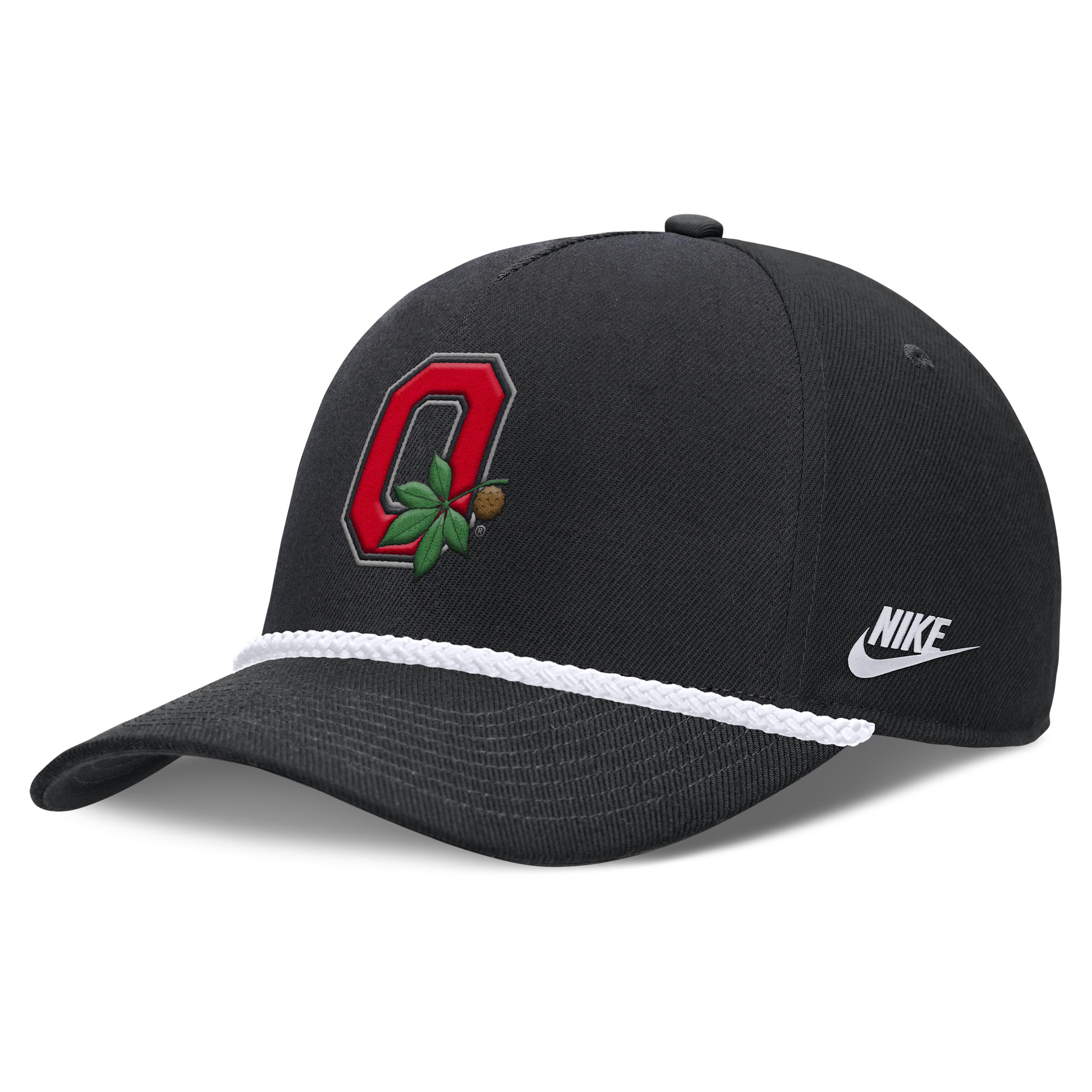 Ohio State Legacy Basketball Rope Rise Nike Unisex College Adjustable Hat by NIKE