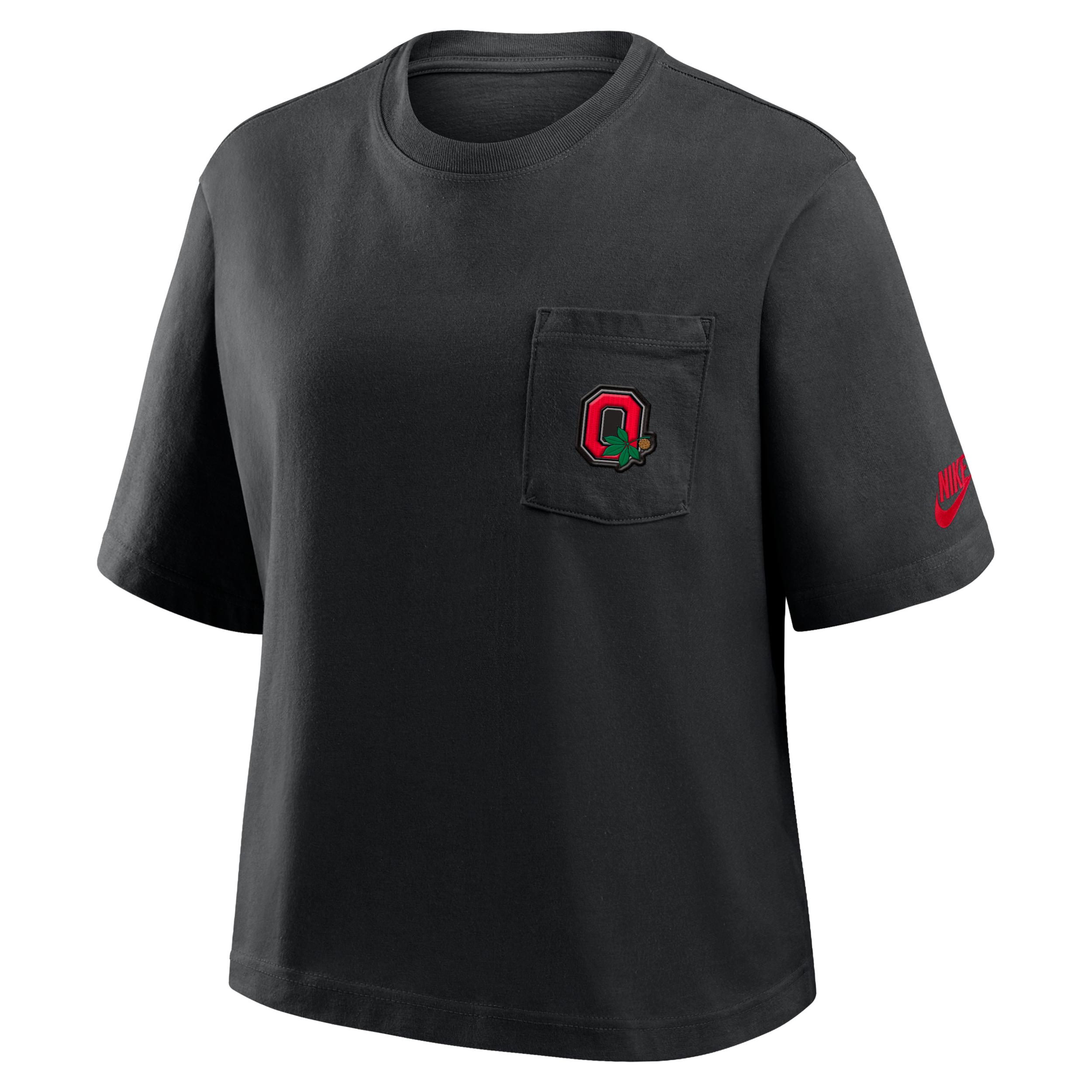 Ohio State Legacy Pocket Boxy Nike Women's College T-Shirt by NIKE