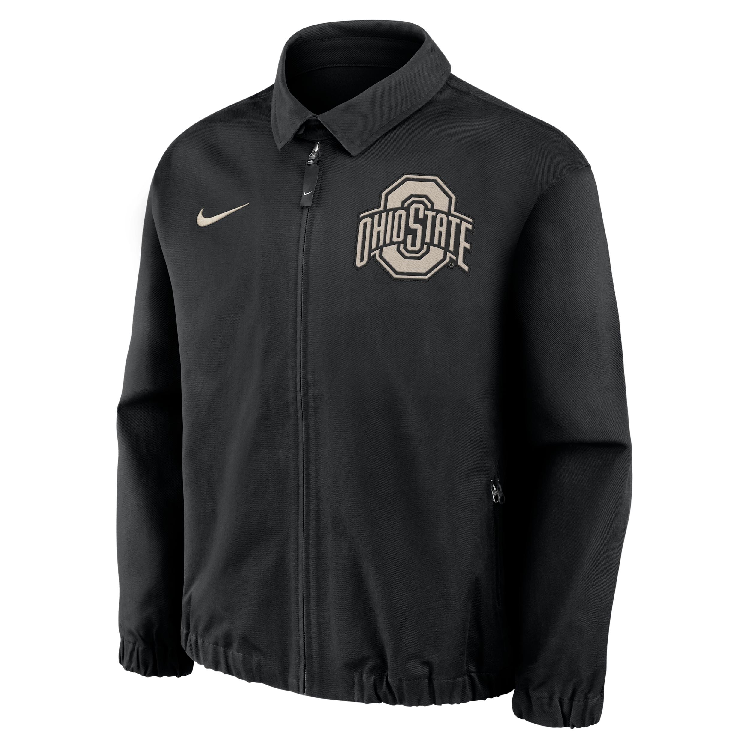 Ohio State Local Twill Nike Men's College Full-Zip Jacket by NIKE