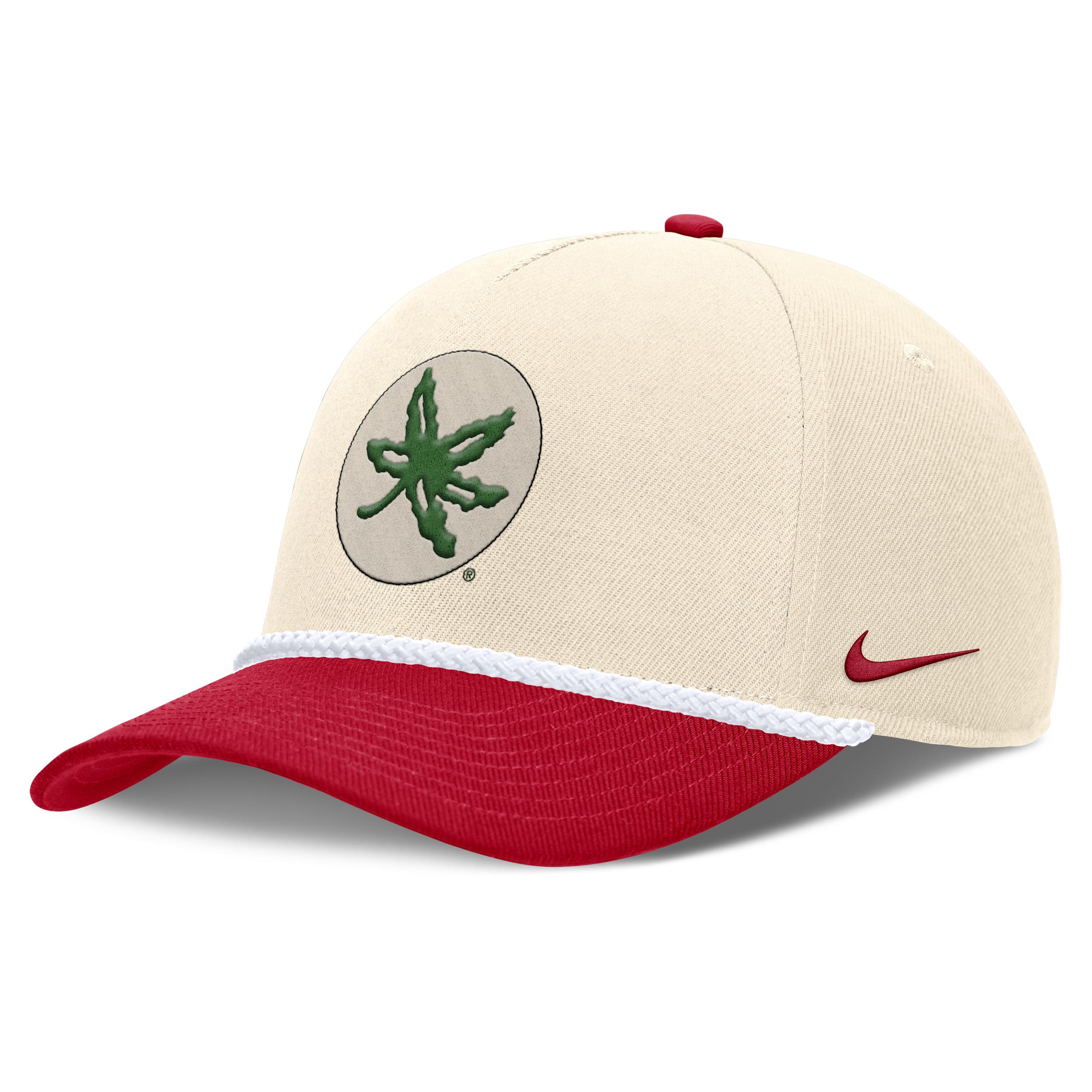 Ohio State Primetime Rope 2-Tone Rise Nike Unisex College Adjustable Hat by NIKE
