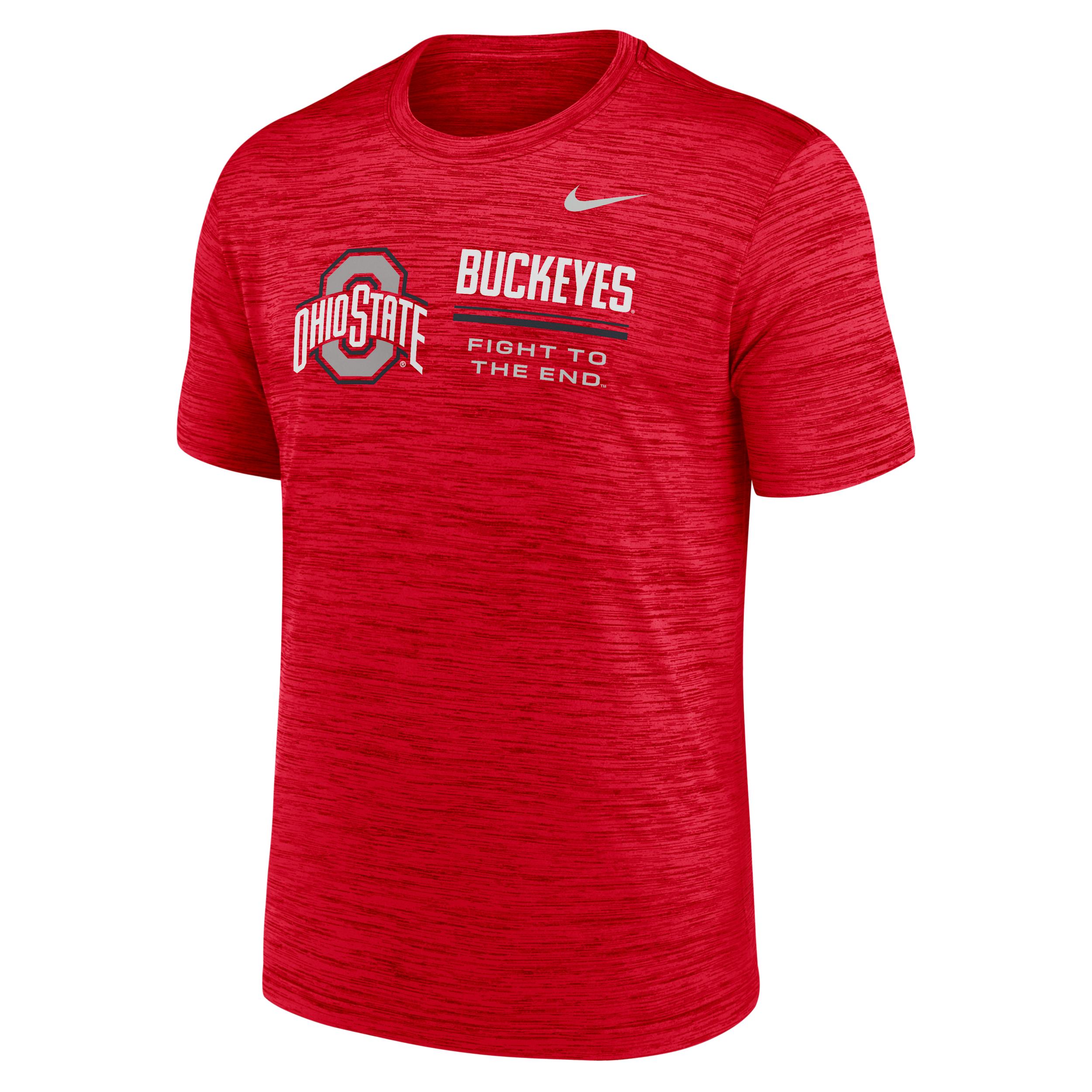Ohio State Sideline Velocity Nike Men's Dri-FIT College T-Shirt by NIKE