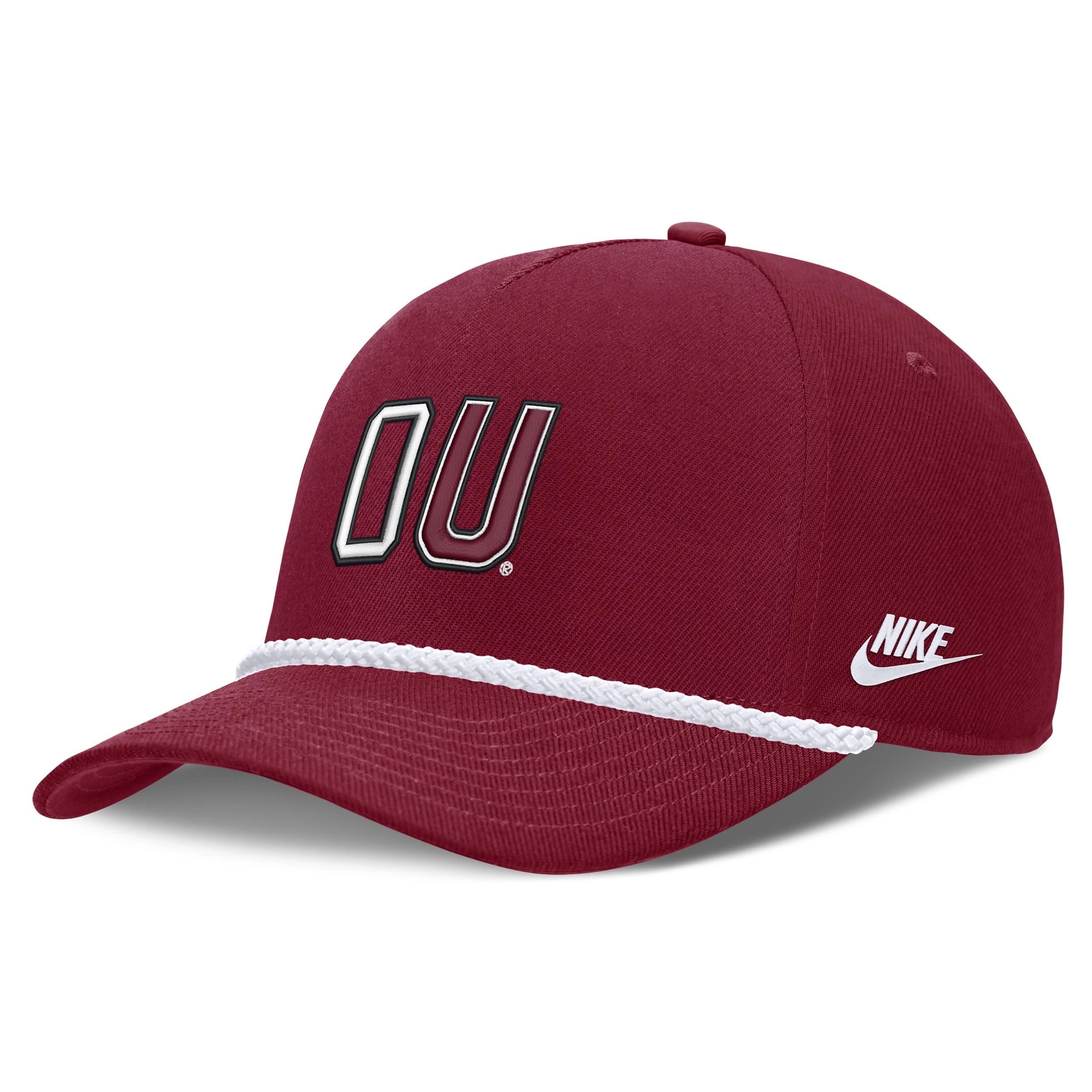 Oklahoma Legacy Basketball Rope Rise Nike Unisex College Adjustable Hat by NIKE