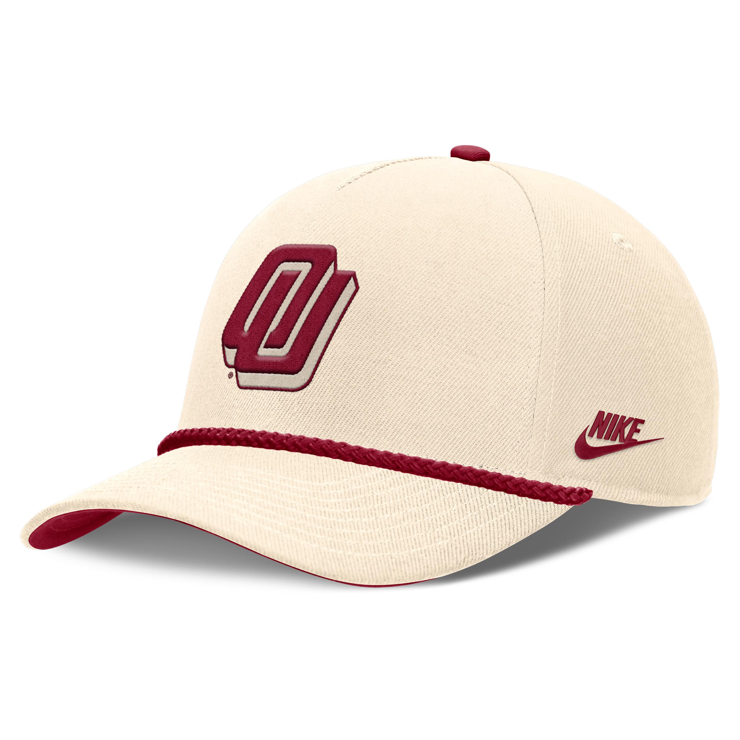 Oklahoma Legacy Vintage Rope Rise Nike Unisex College Adjustable Hat by NIKE