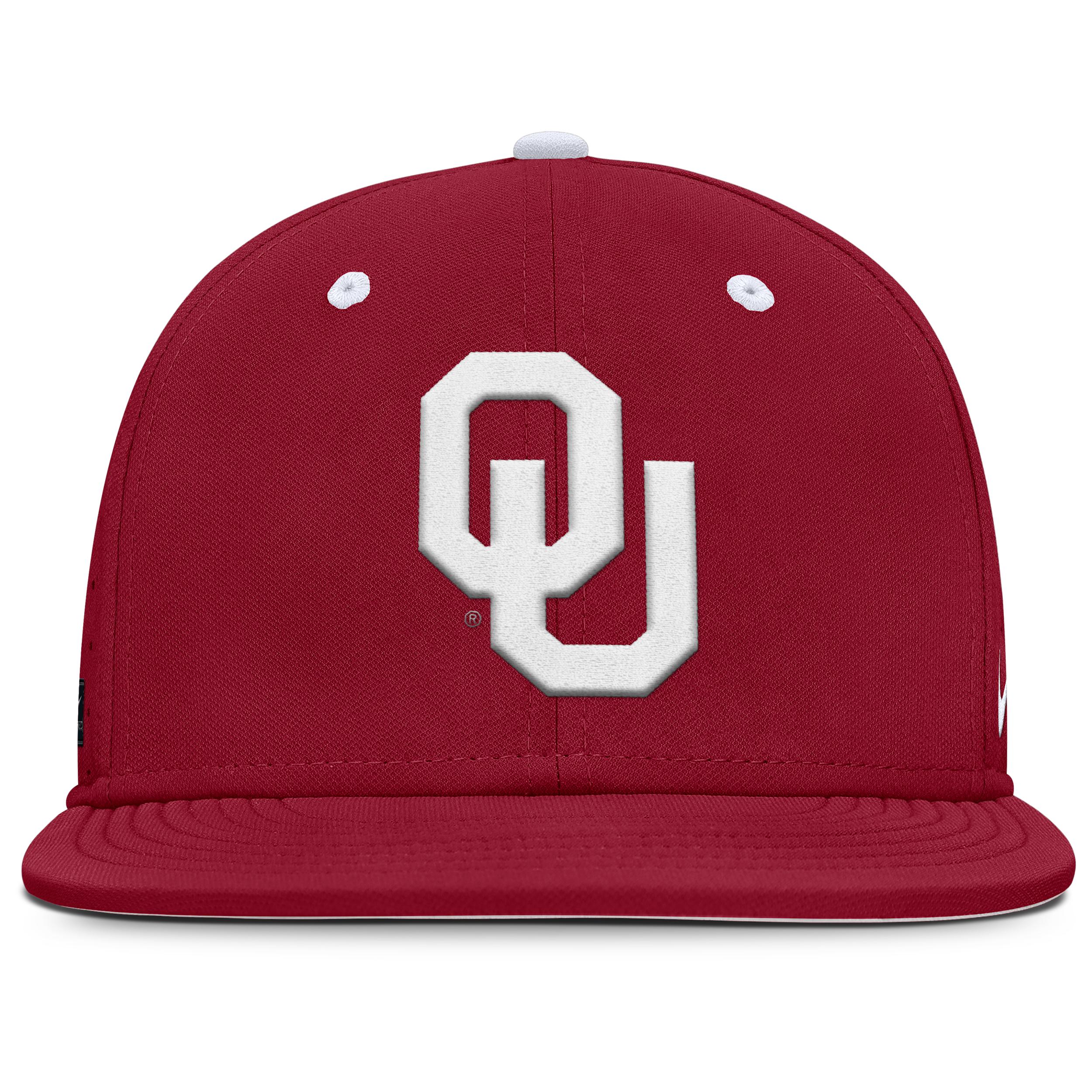 Oklahoma Sooners Dugout True Menâs Nike Men's Dri-FIT College Fitted Hat by NIKE