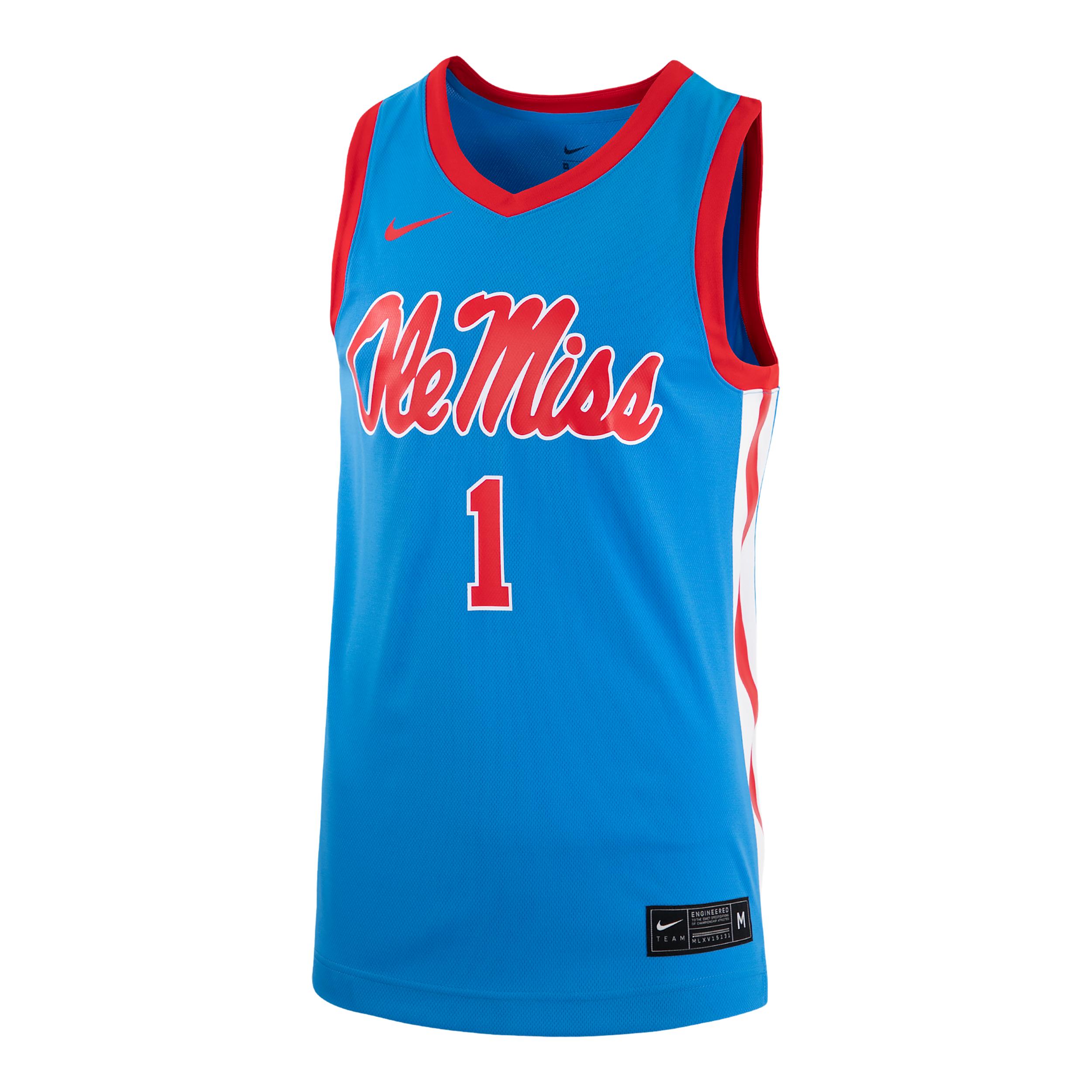Ole Miss Basketball Nike Men's College Replica Jersey by NIKE