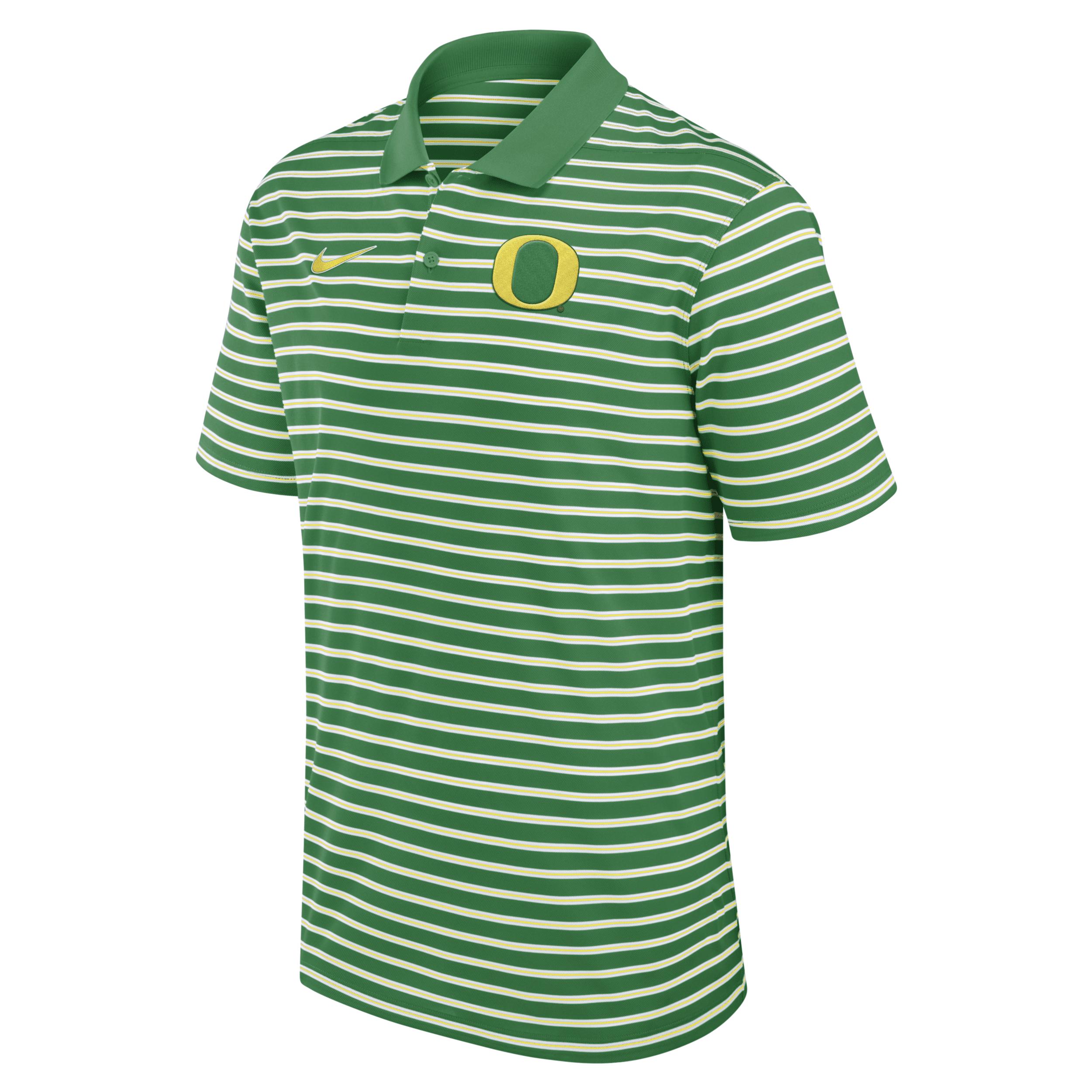 Oregon Ducks Primetime Victory Striped Nike Men's Dri-FIT College Polo by NIKE