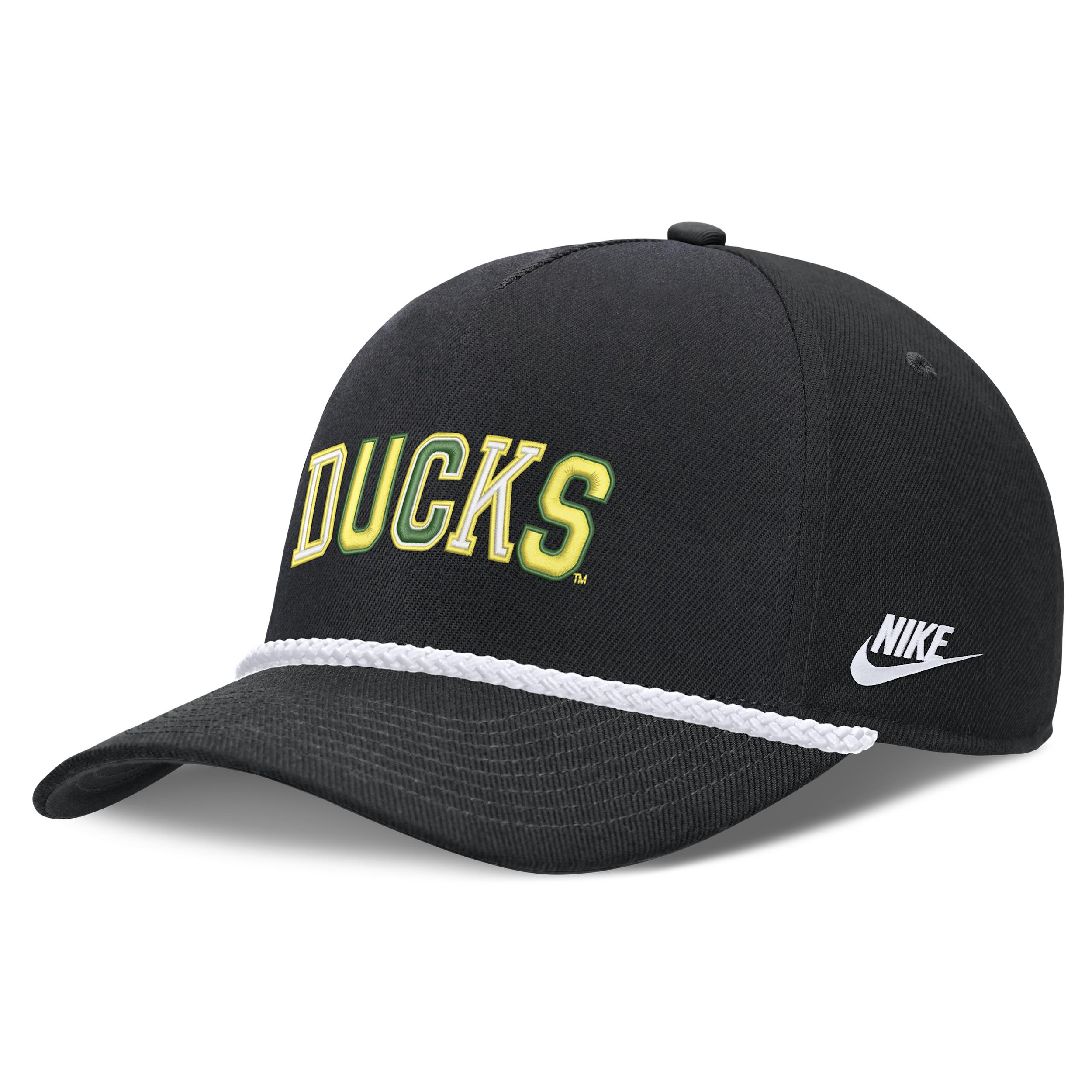 Oregon Legacy Basketball Rope Rise Nike Unisex College Adjustable Hat by NIKE