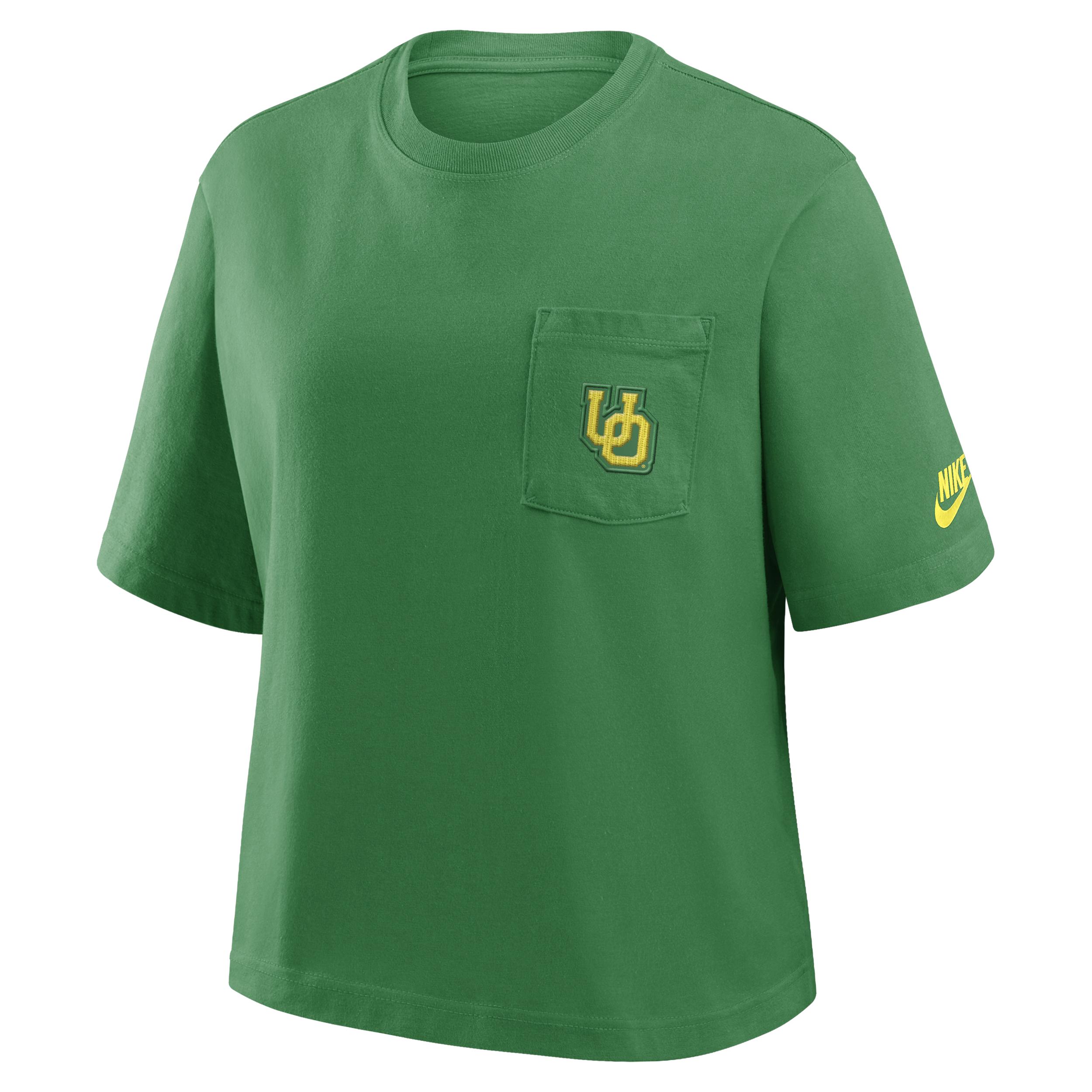 Oregon Legacy Pocket Boxy Nike Women's College T-Shirt by NIKE
