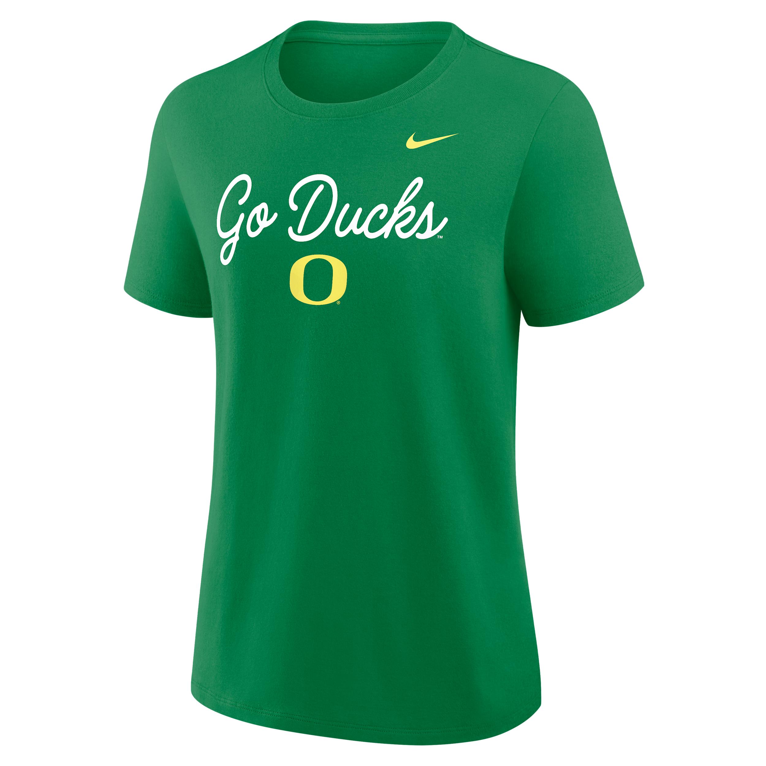 Oregon Script Mantra Logo Nike Women's College T-Shirt by NIKE