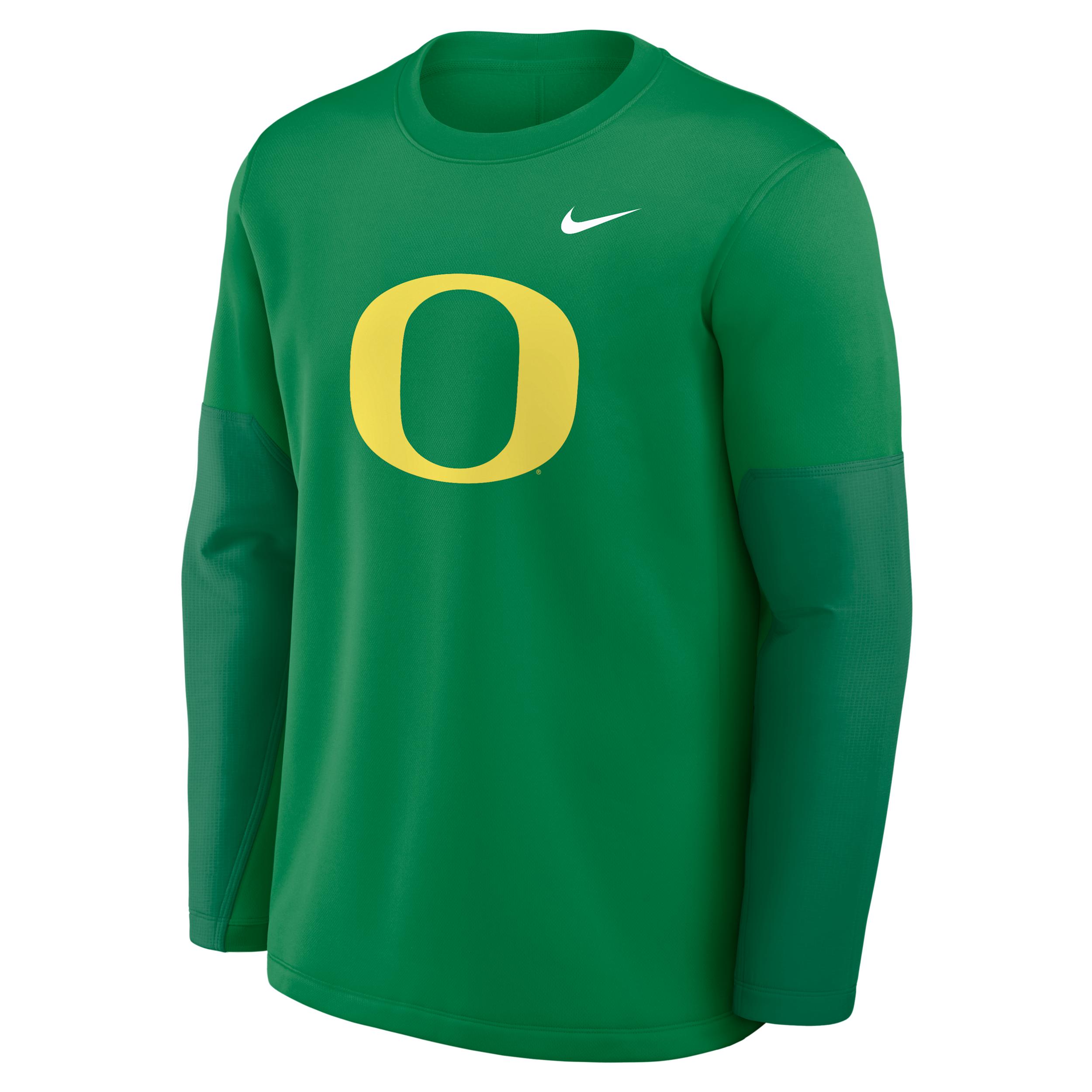 Oregon Sideline Coach Nike Men's Therma-FIT College Long-Sleeve T-Shirt by NIKE