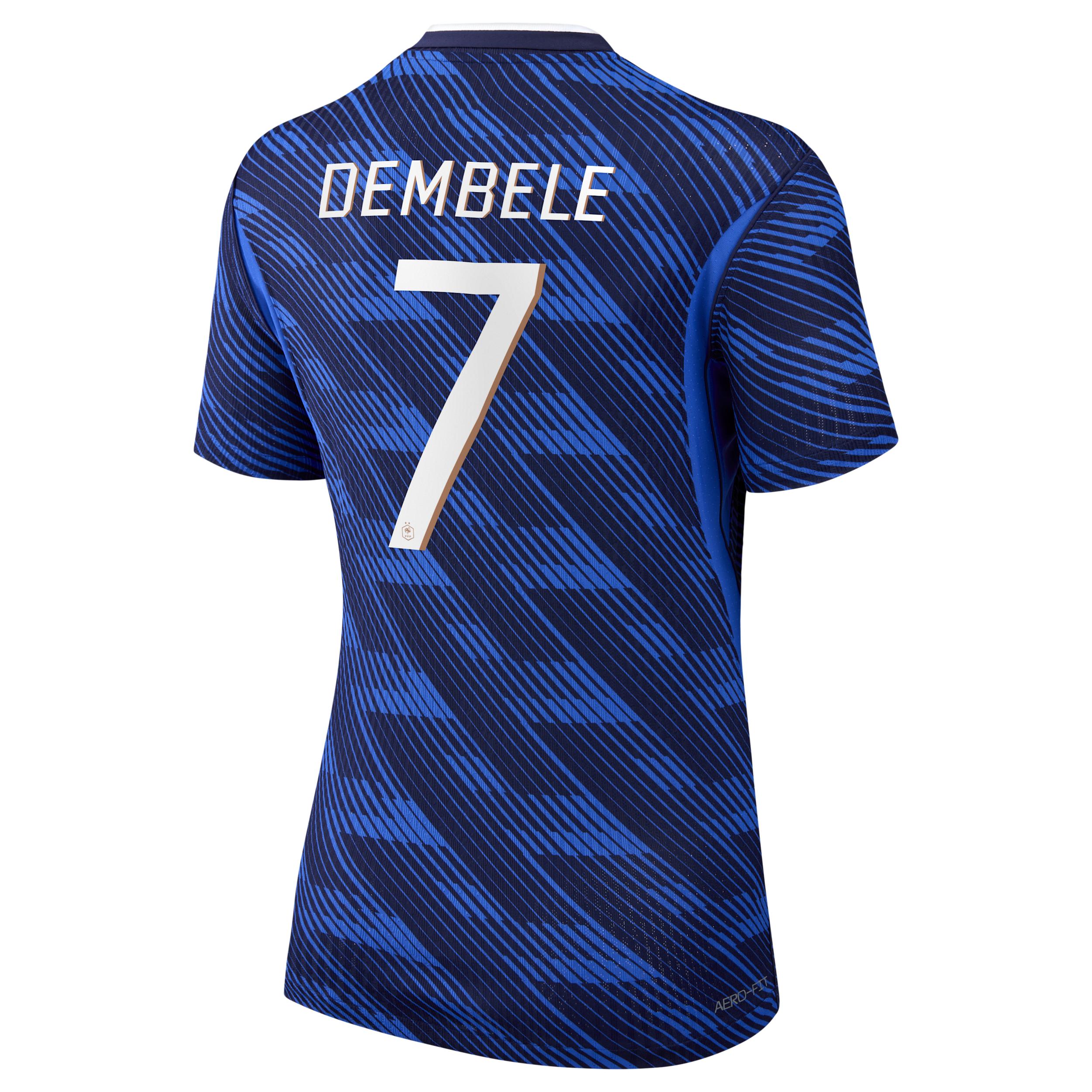Ousmane DembÃ©lÃ© France National Team 2026 Match Home Nike Women's Dri-FIT ADV Soccer Jersey by NIKE