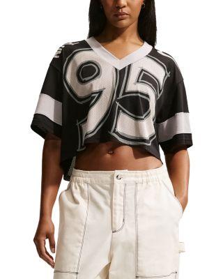 Oversized Cropped Jersey Top by NIKE