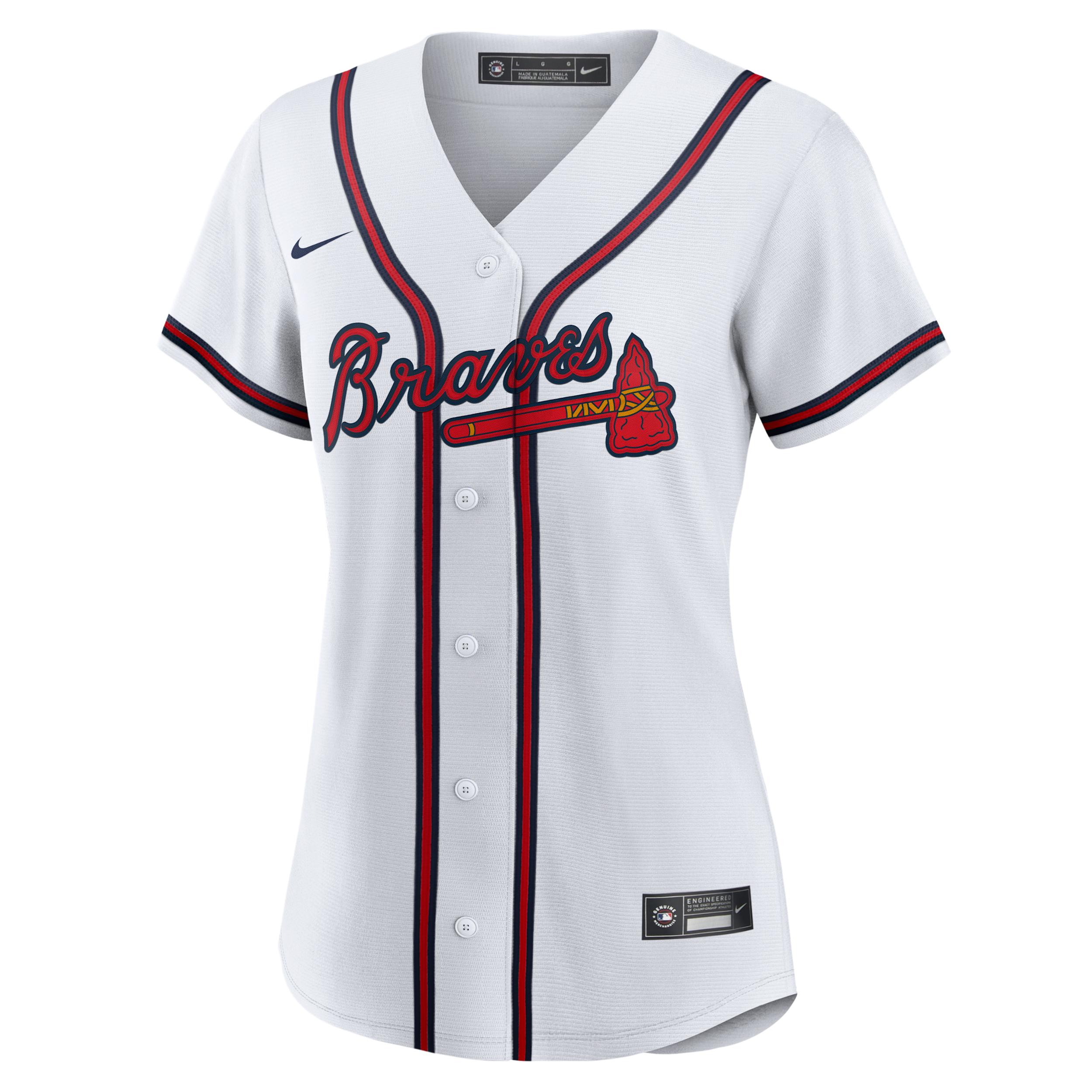 Ozzie Albies Atlanta Braves Nike Women's MLB Replica Jersey by NIKE