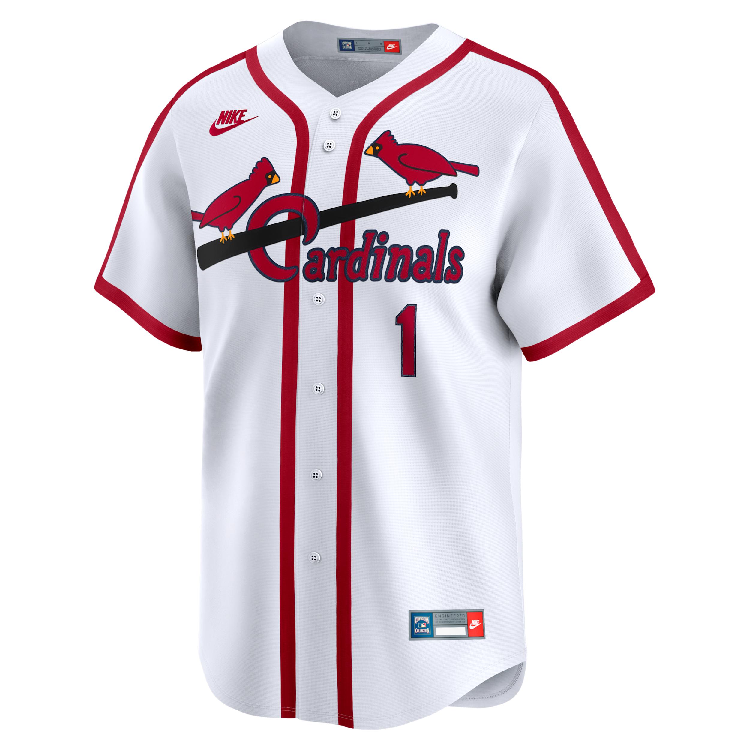 Ozzie Smith St. Louis Cardinals Cooperstown Nike Men's Dri-FIT ADV MLB Limited Jersey by NIKE