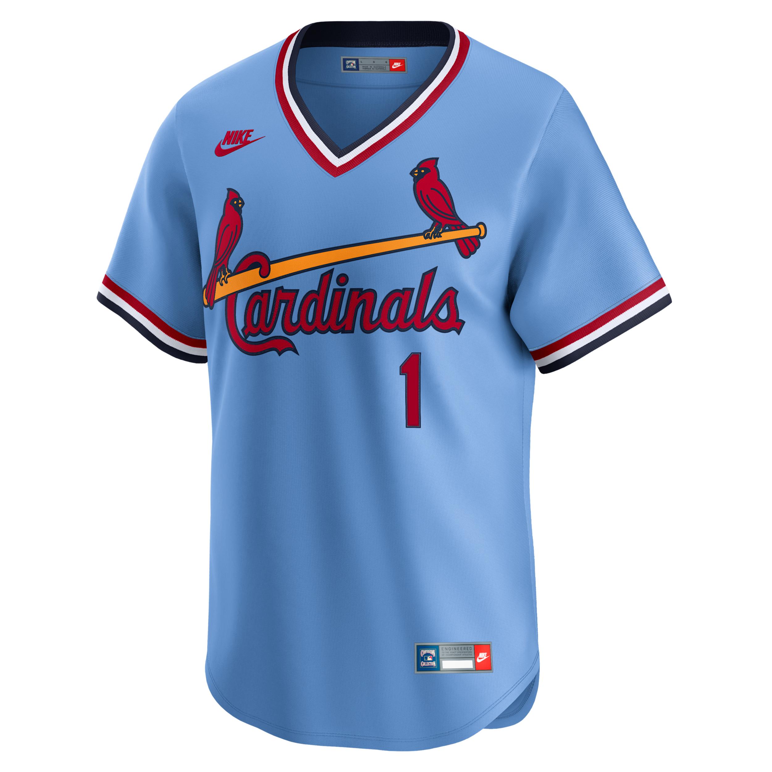 Ozzie Smith St. Louis Cardinals Cooperstown Nike Men's Dri-FIT ADV MLB Limited Jersey by NIKE