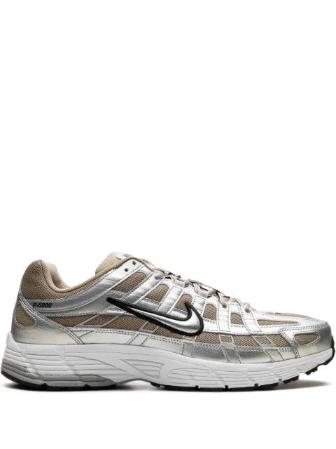 P-6000 "Khaki Metallic Silver" sneakers by NIKE