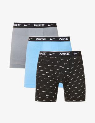 Pack of three Everyday stretch-cotton jersey boxers by NIKE