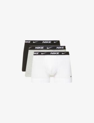 Pack of three Everyday stretch-cotton jersey trunks by NIKE