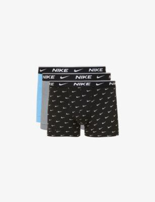 Pack of three Everyday stretch-cotton jersey trunks by NIKE