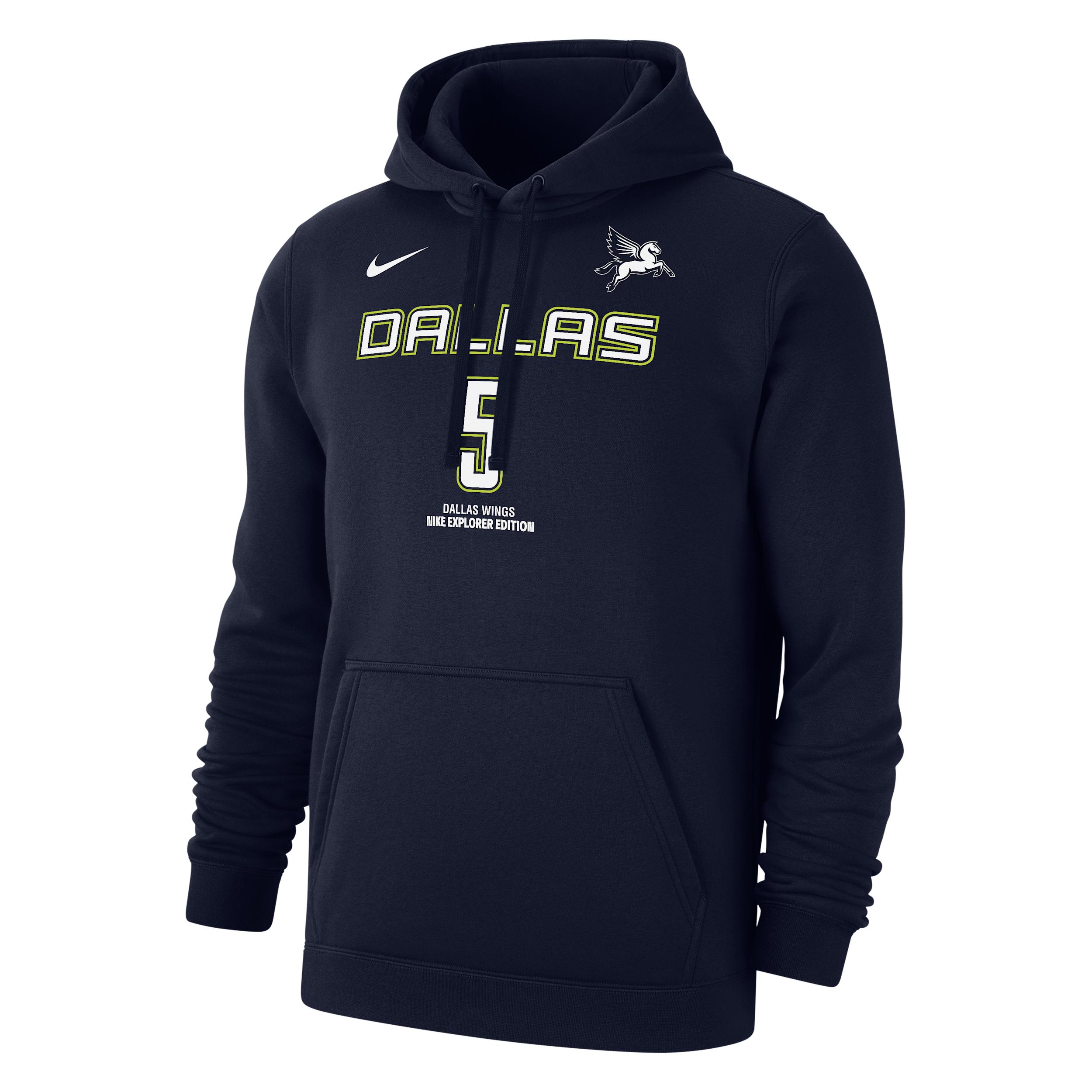 Paige Bueckers Dallas Wings Club Nike Men's WNBA Fleece Pullover Hoodie by NIKE
