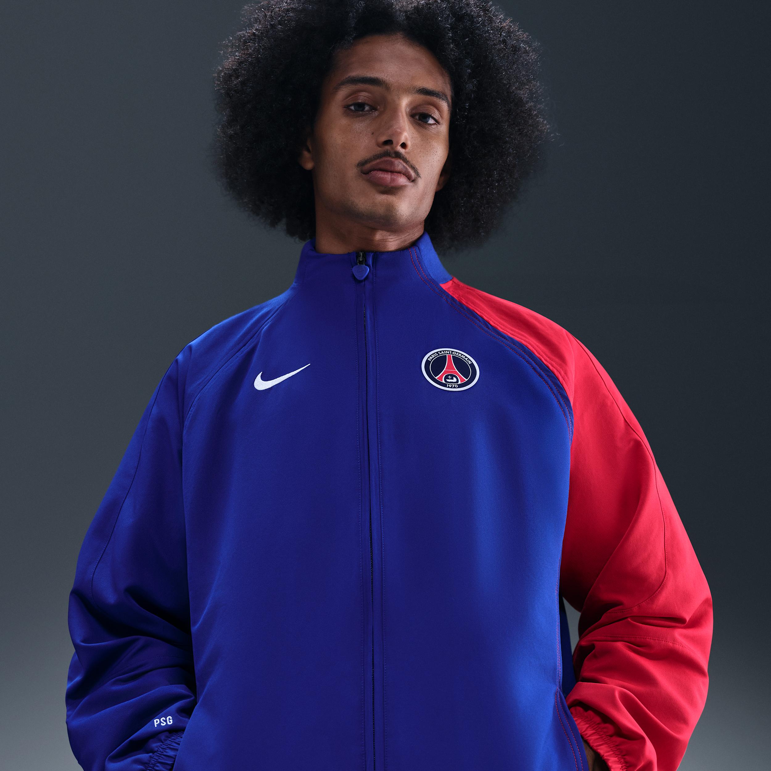 Paris Saint-Germain 2004 Total 90 Reissue Nike Men's Soccer Replica Track Jacket by NIKE