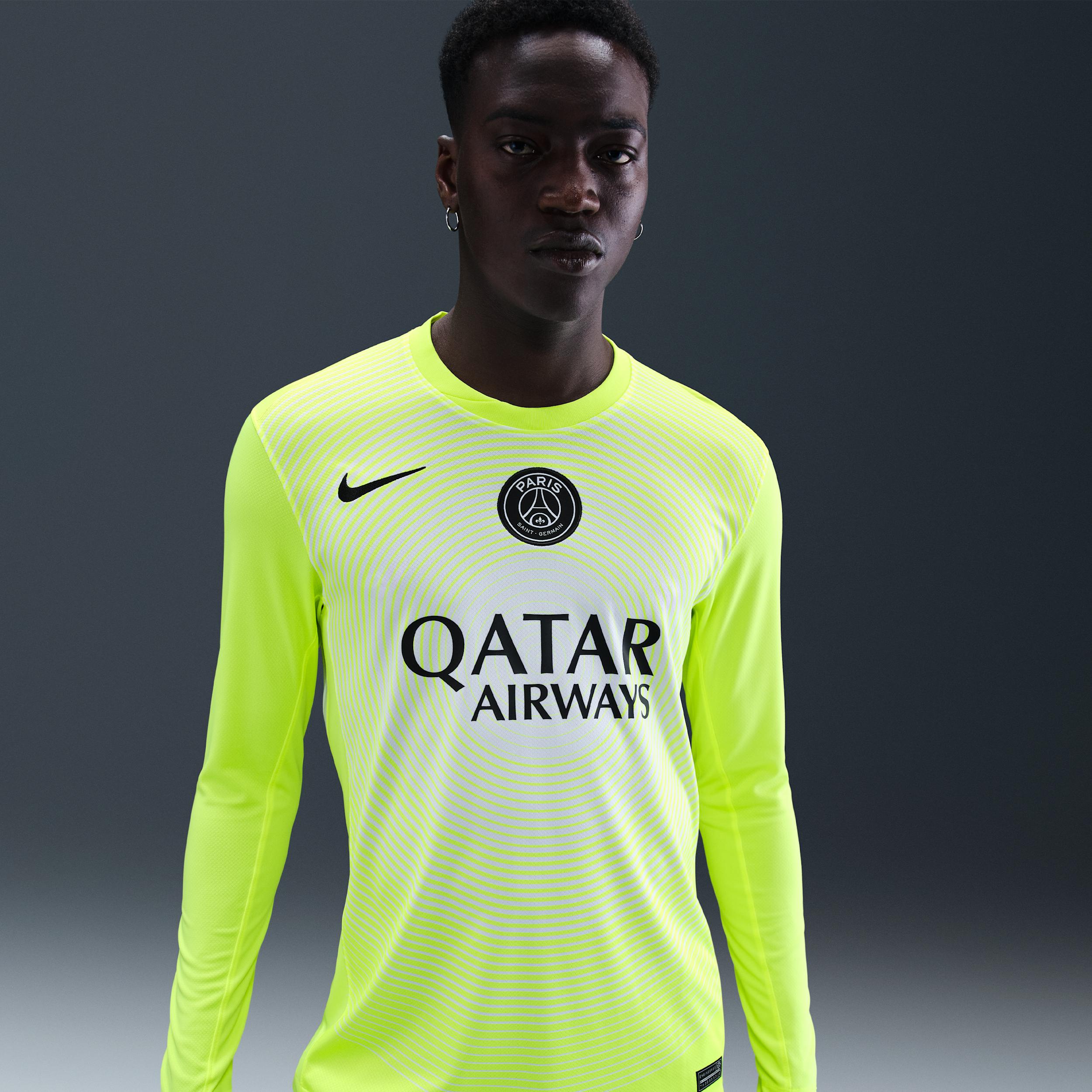 Paris Saint-Germain 2025/26 Stadium Goalkeeper Third Nike Men's Dri-FIT Soccer Replica Jersey by NIKE
