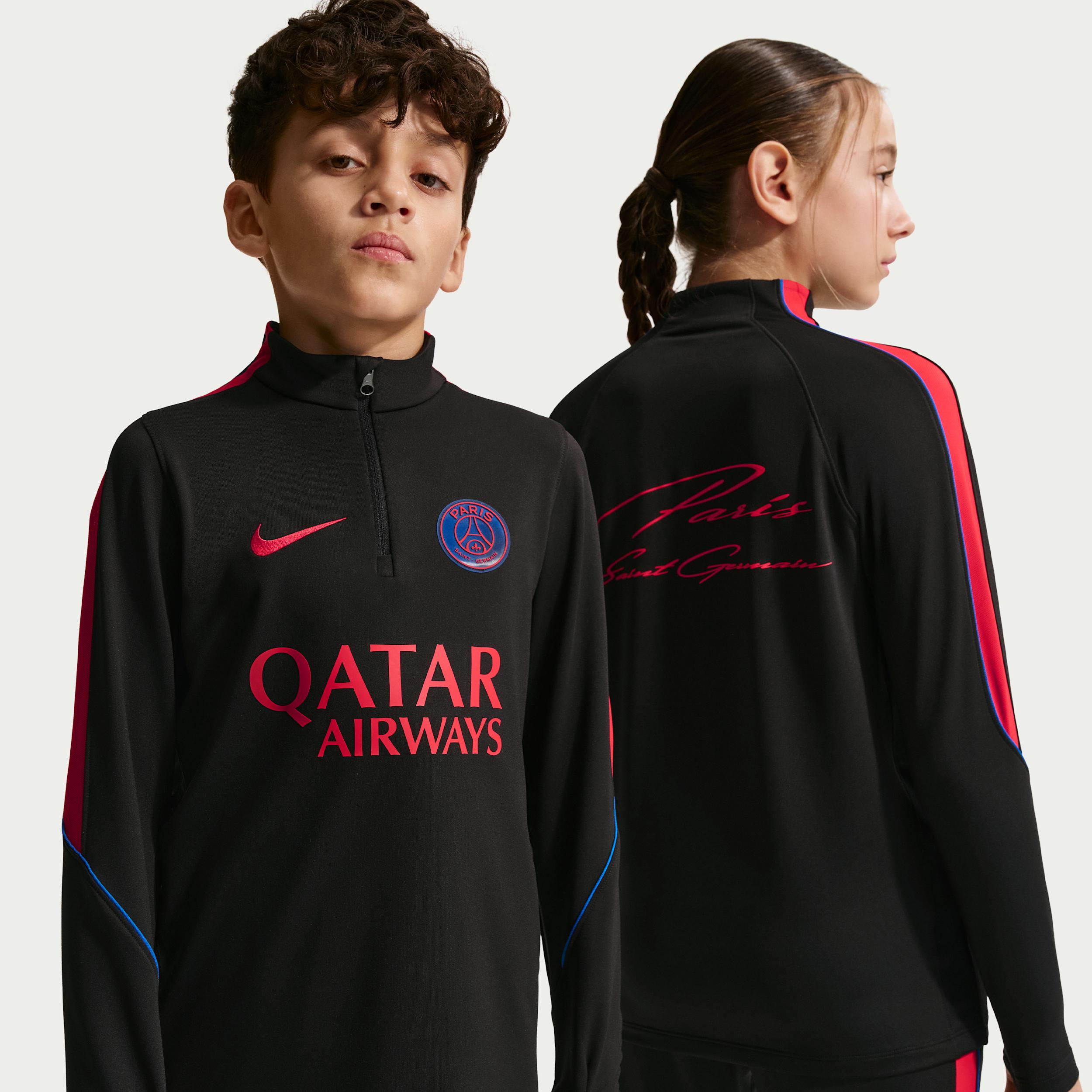 Paris Saint-Germain Strike Big Kids' Nike Dri-FIT Soccer Knit Drill Top by NIKE