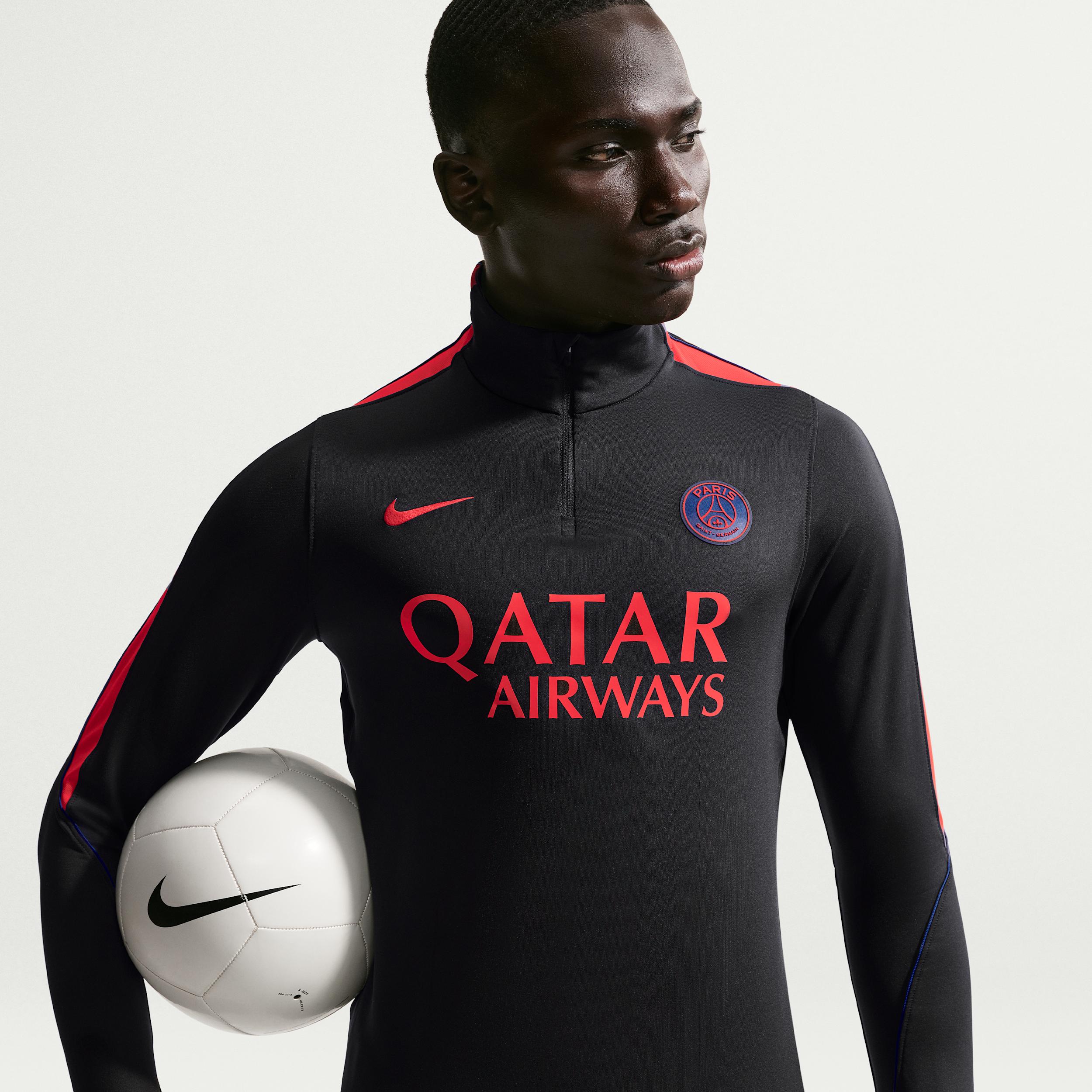 Paris Saint-Germain Strike Nike Men's Dri-FIT Soccer Knit Drill Top by NIKE