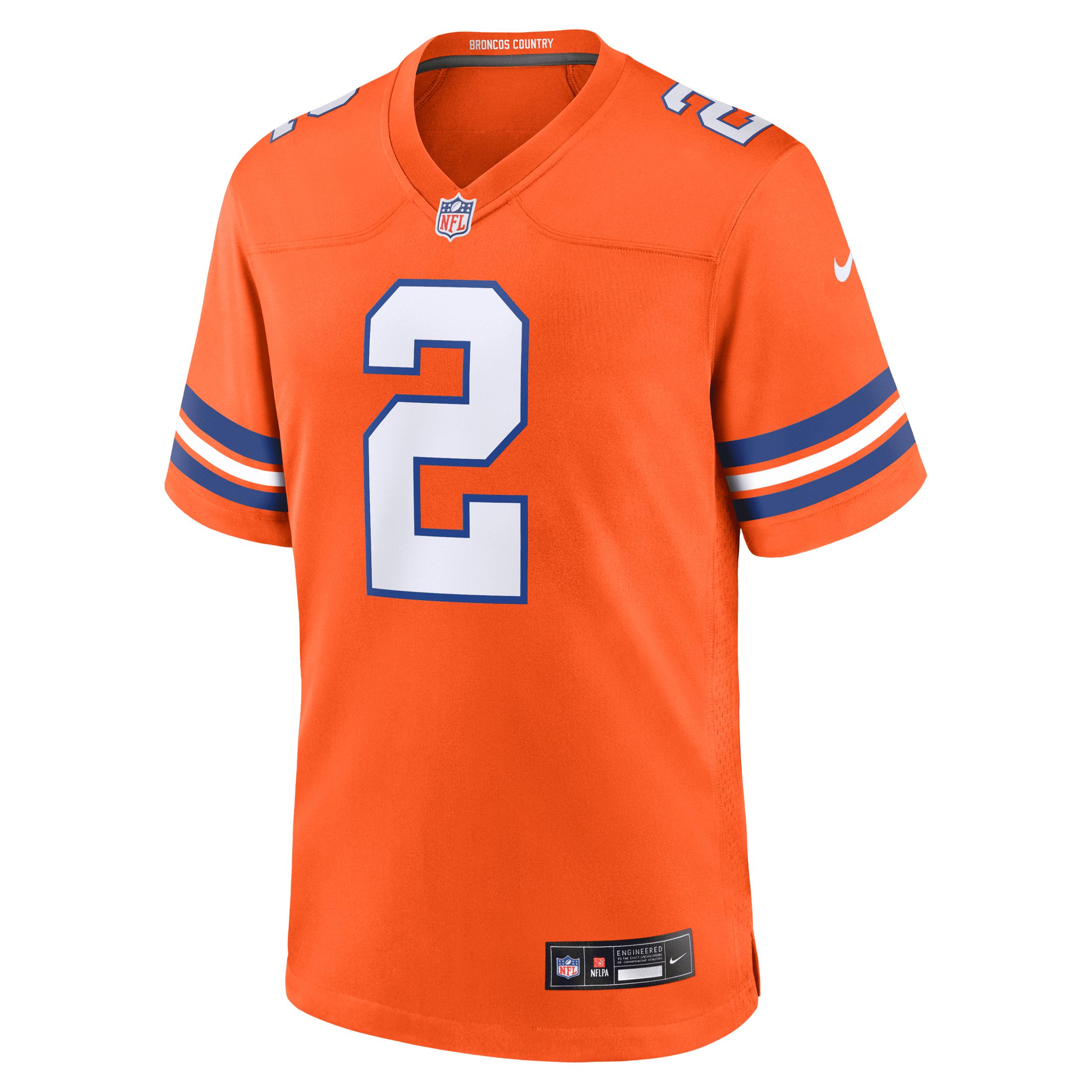 Patrick Surtain II Denver Broncos Nike Men's NFL Game Football Jersey by NIKE