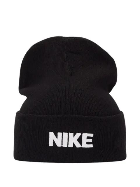Peak logo-patch beanie hat by NIKE