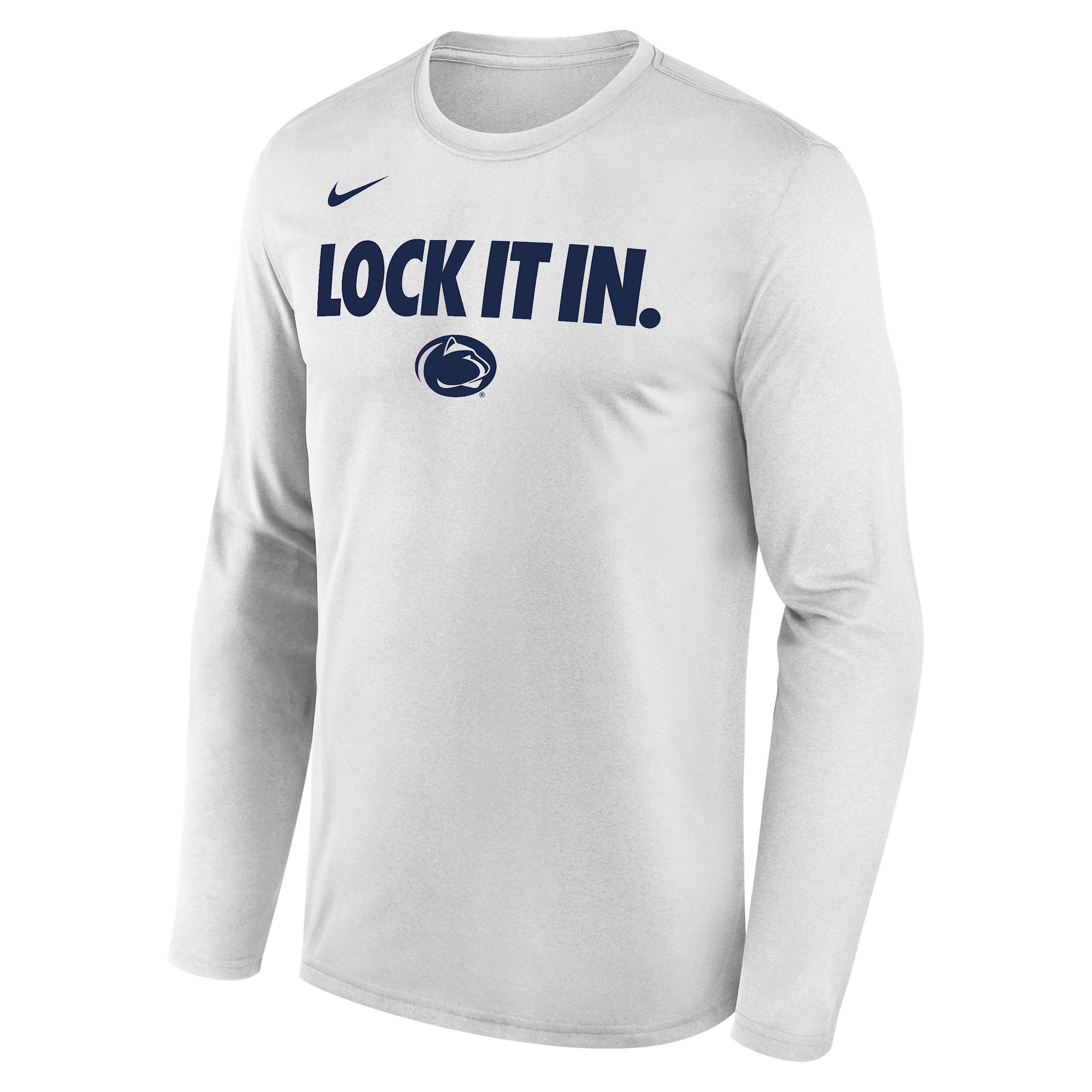 Penn State 2026 On-Court Bench Nike Men's Dri-FIT College Long-Sleeve T-Shirt by NIKE