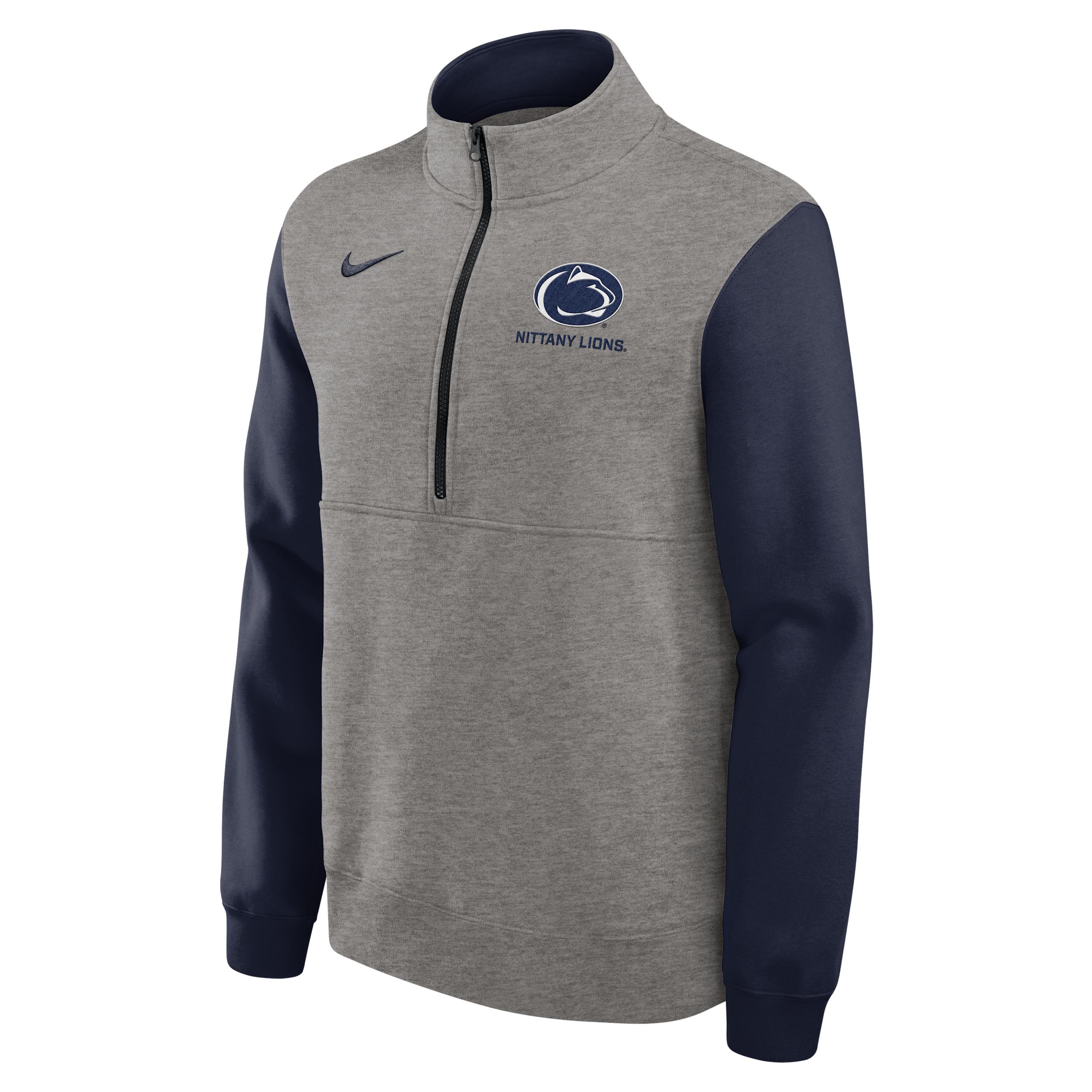 Penn State Club Nike Men's College 1/2-Zip Crew by NIKE