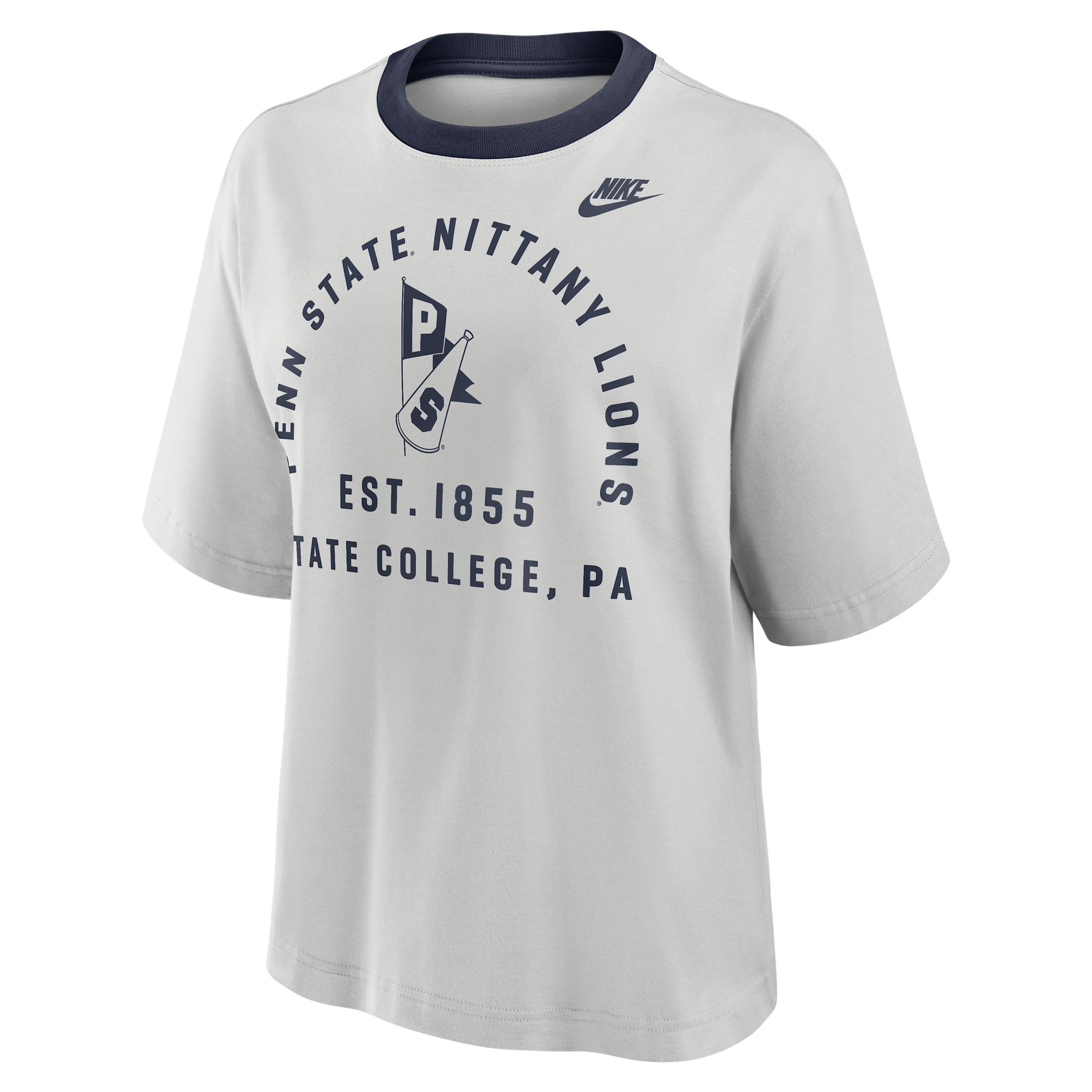 Penn State Legacy Arch Script Boxy Nike Women's College T-Shirt by NIKE