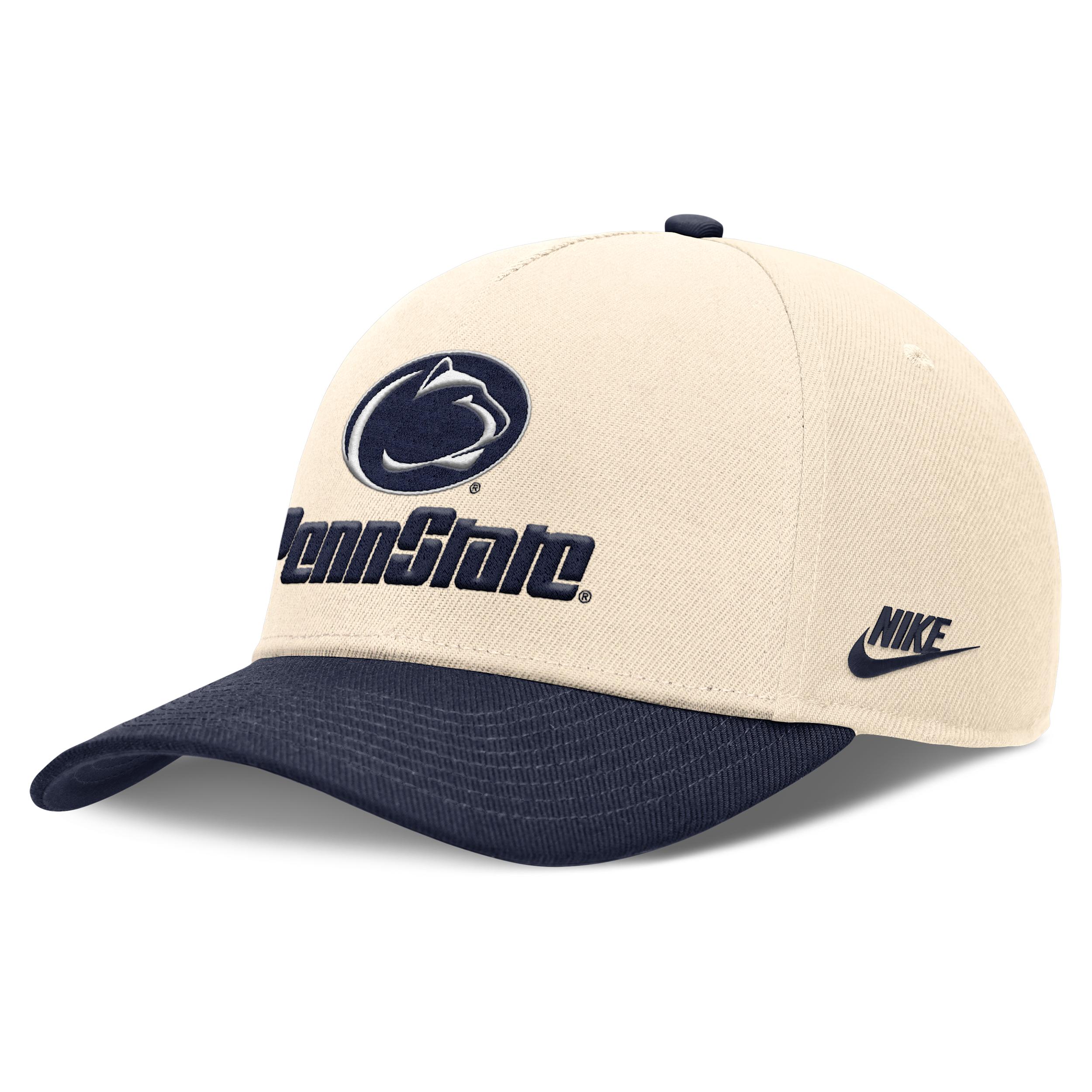 Penn State Primetime Rise Academic Nike Men's Dri-FIT College Adjustable Hat by NIKE
