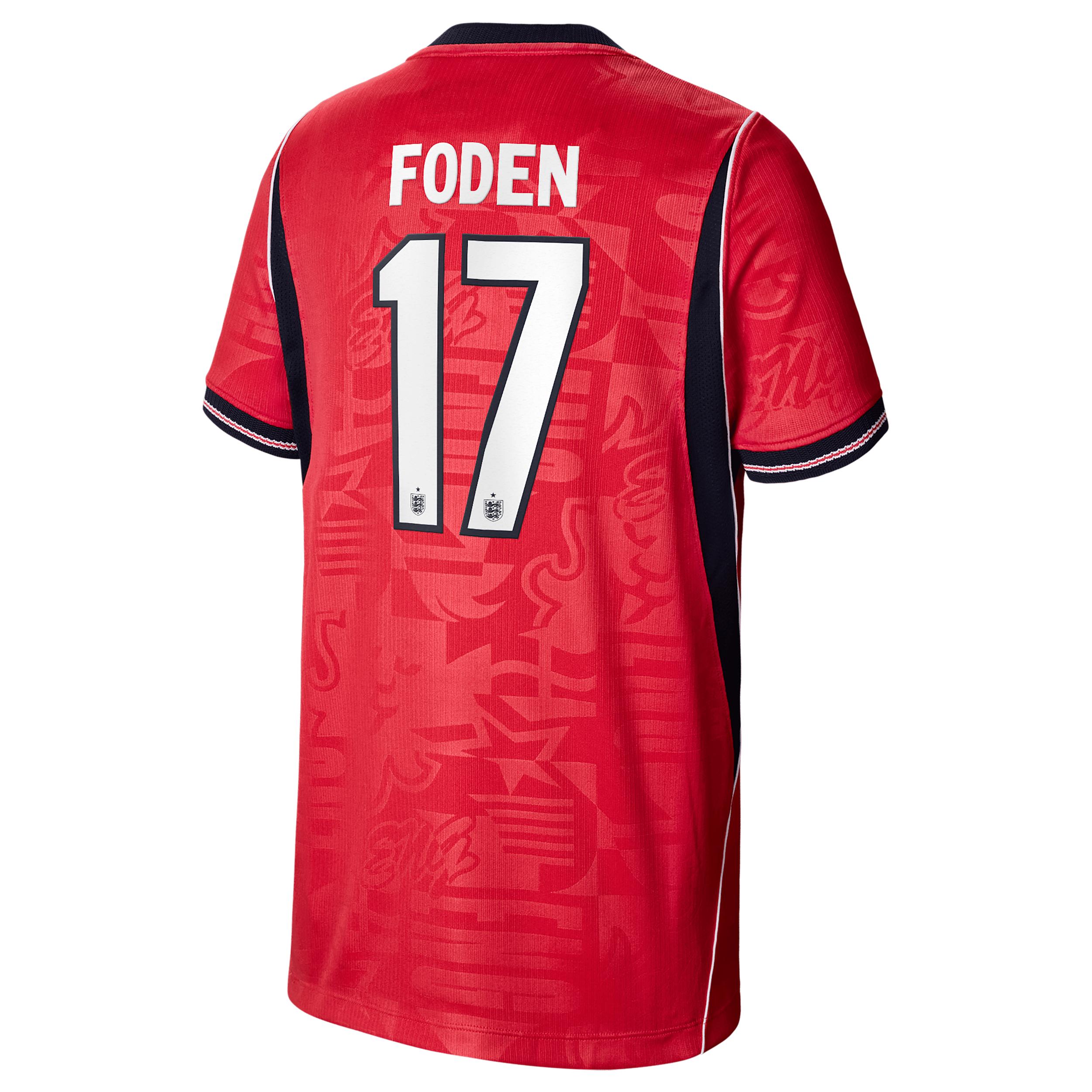 Phil Foden England National Team 2026 Stadium Away Big Kids' Nike Dri-FIT Soccer Jersey by NIKE