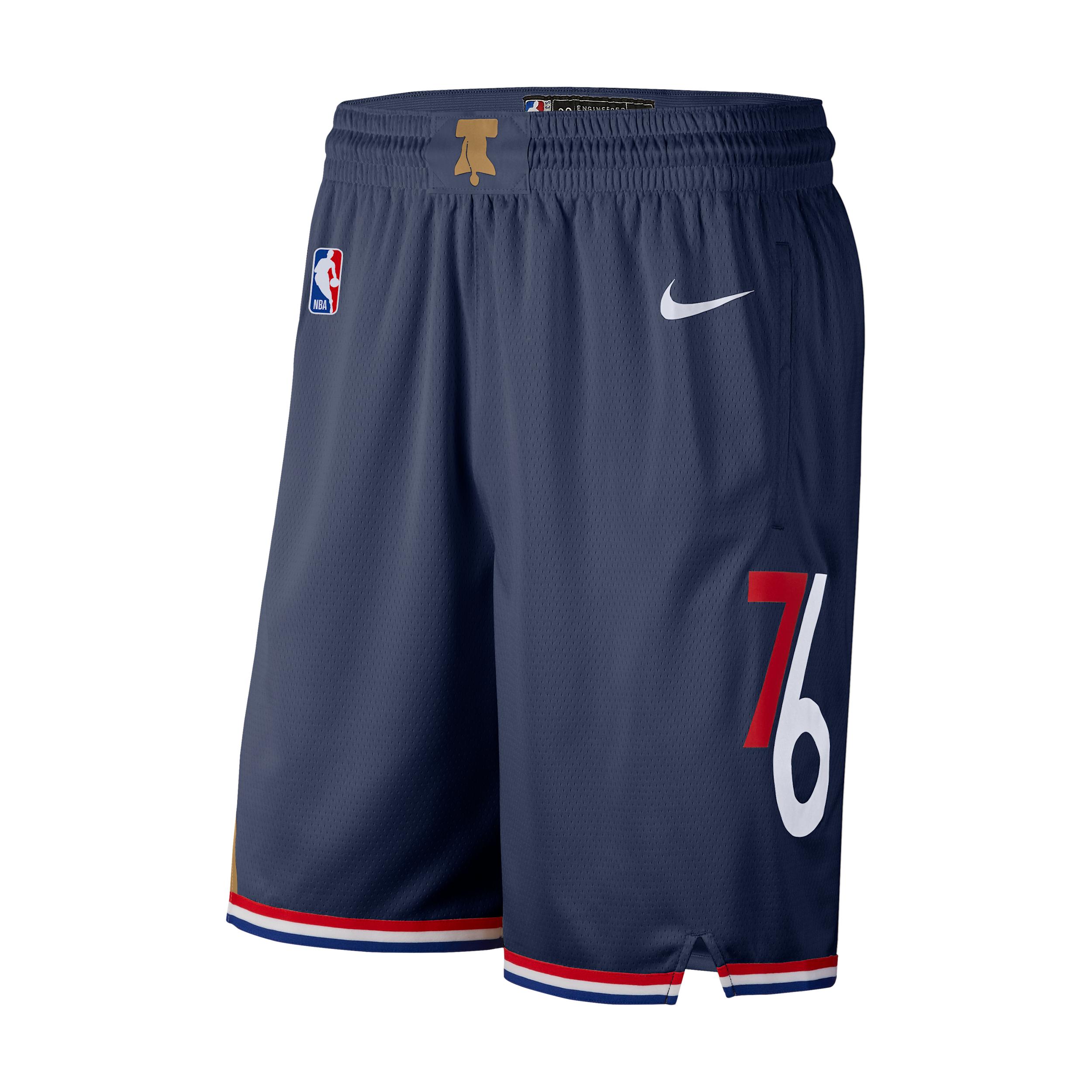 Philadelphia 76Ers City Edition Nike Men's Dri-FIT NBA Swingman Shorts by NIKE