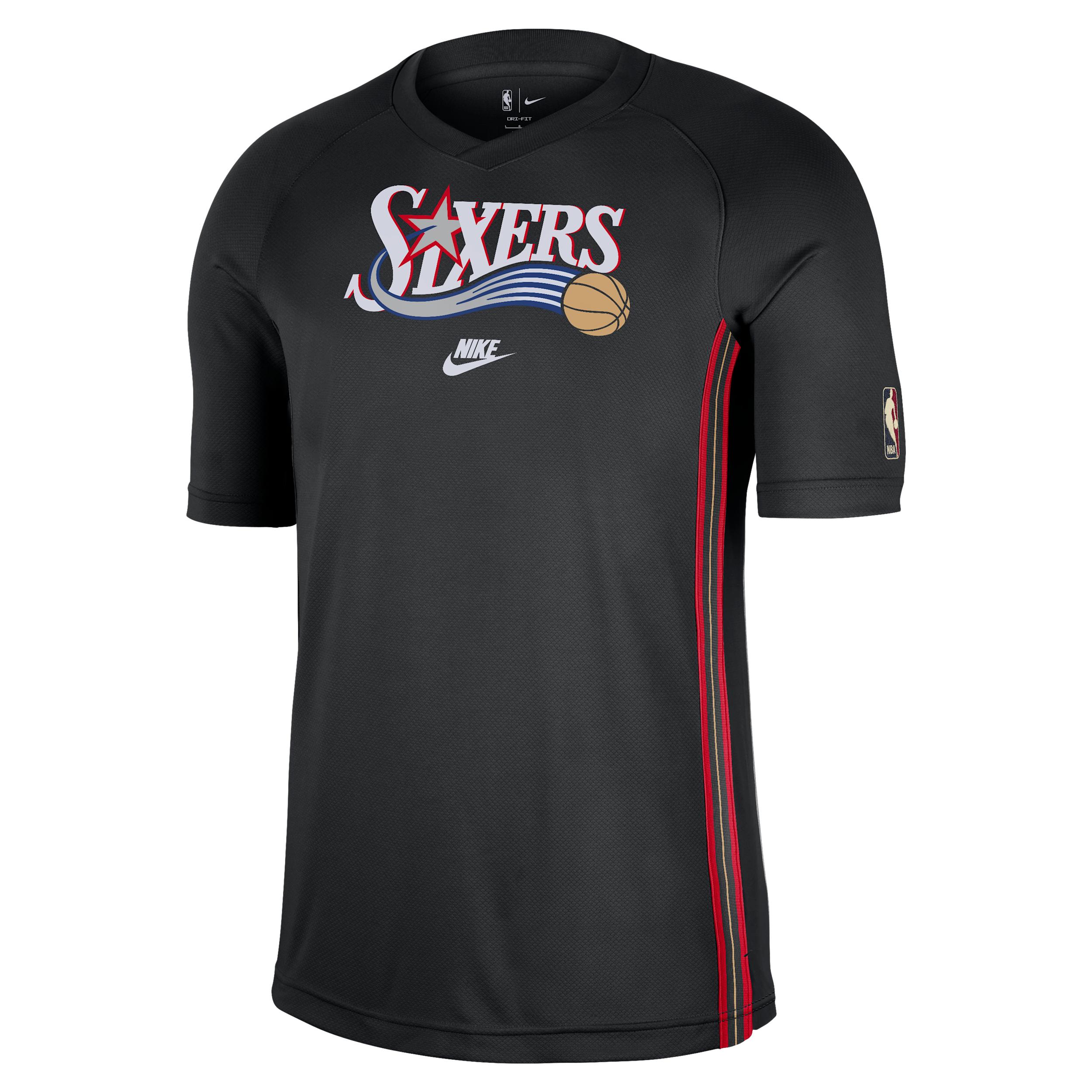 Philadelphia 76ers 2025/26 Hardwood Classics Nike Men's NBA Dri-FIT Short-Sleeve Top by NIKE