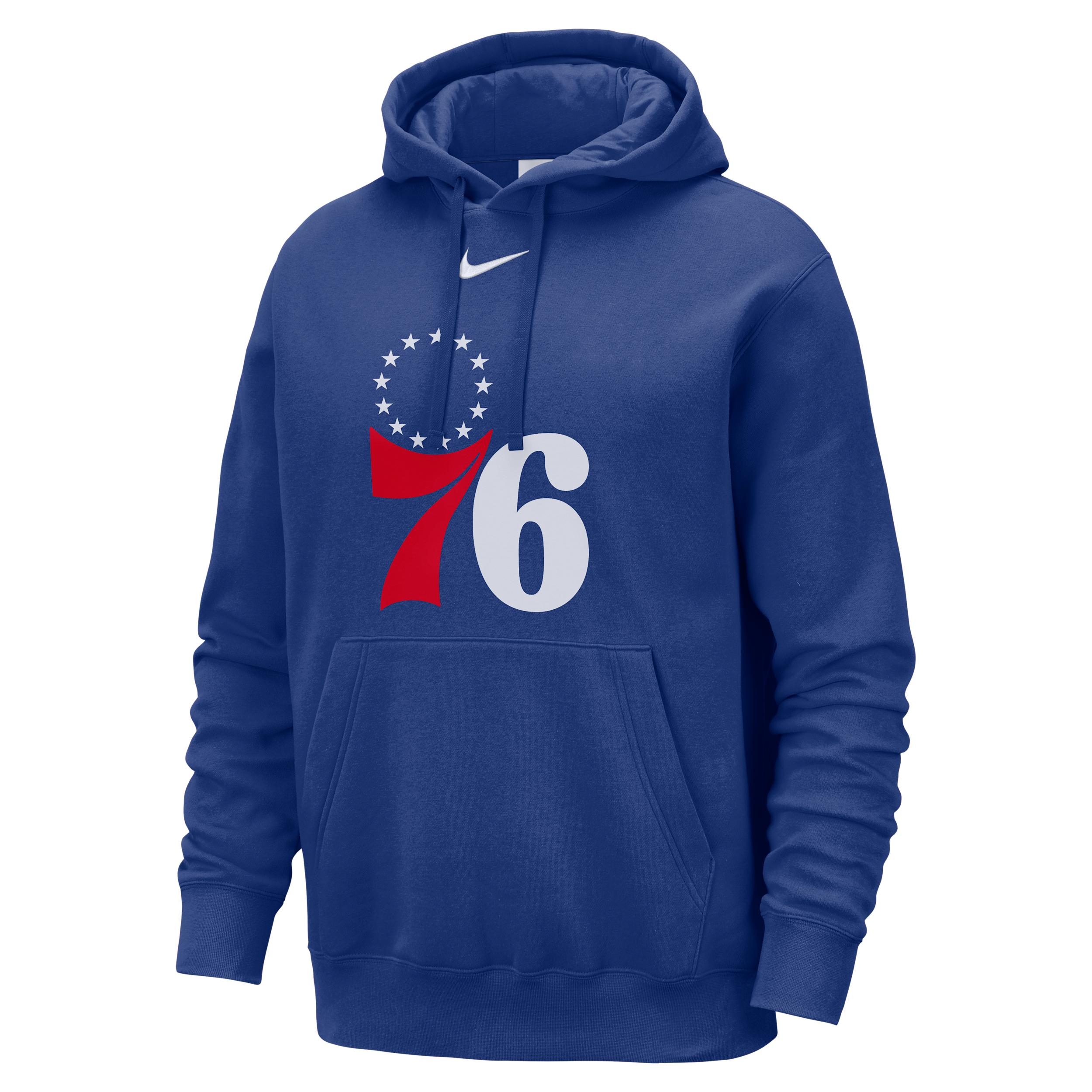 Philadelphia 76ers Club Nike Men's NBA Pullover Hoodie by NIKE