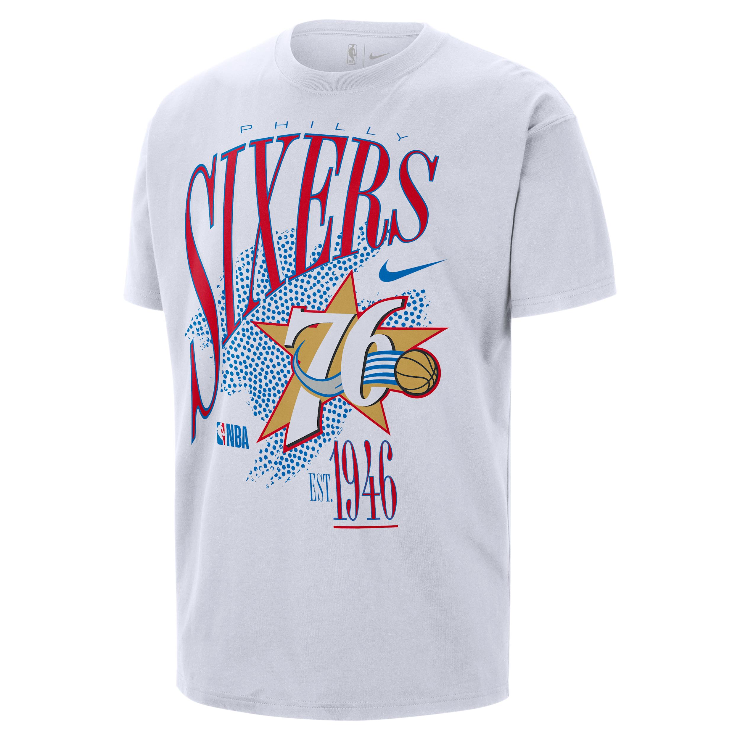 Philadelphia 76ers Hardwood Classics Nike Men's NBA T-Shirt by NIKE