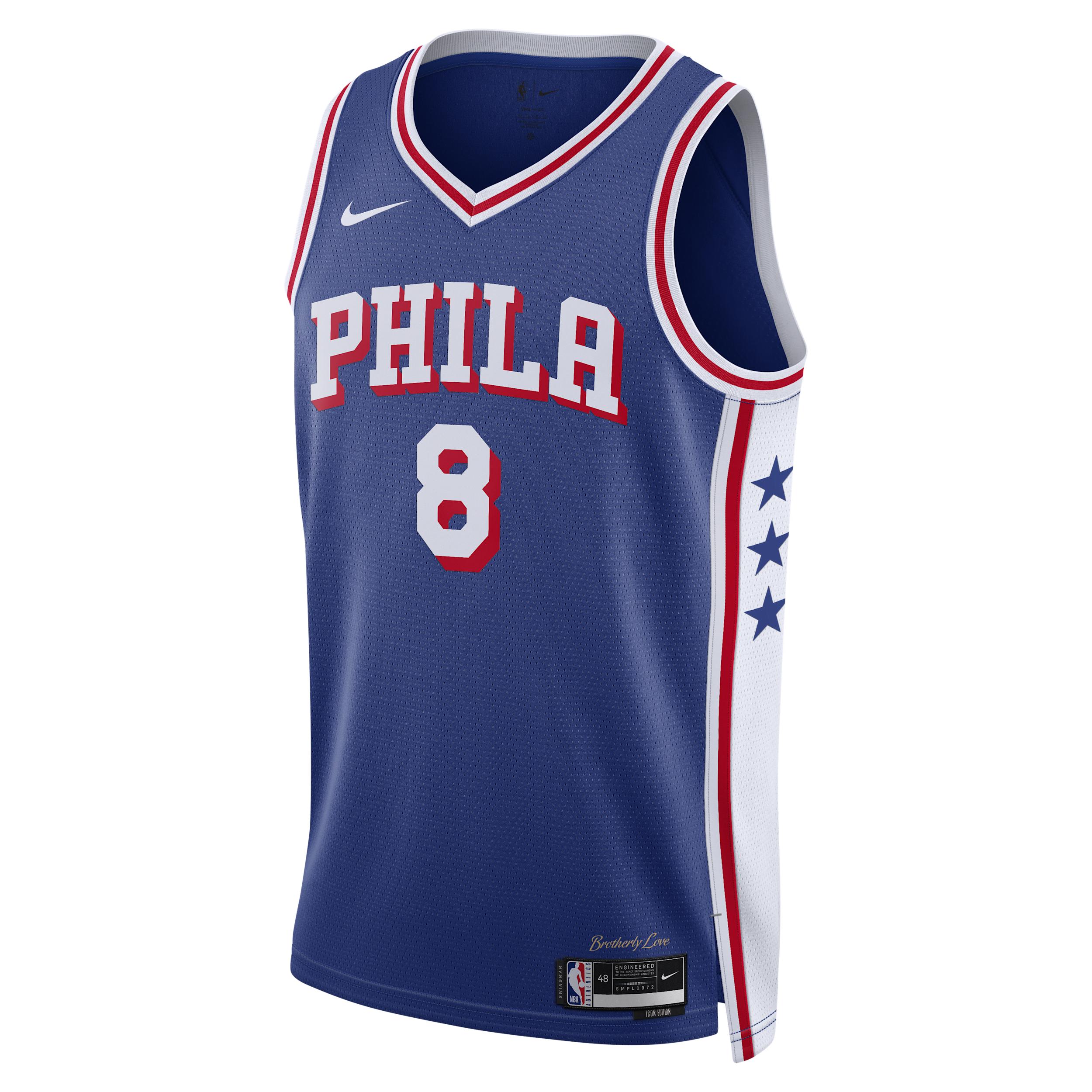 Philadelphia 76ers Icon Edition Nike Men's Dri-FIT NBA Swingman Jersey by NIKE