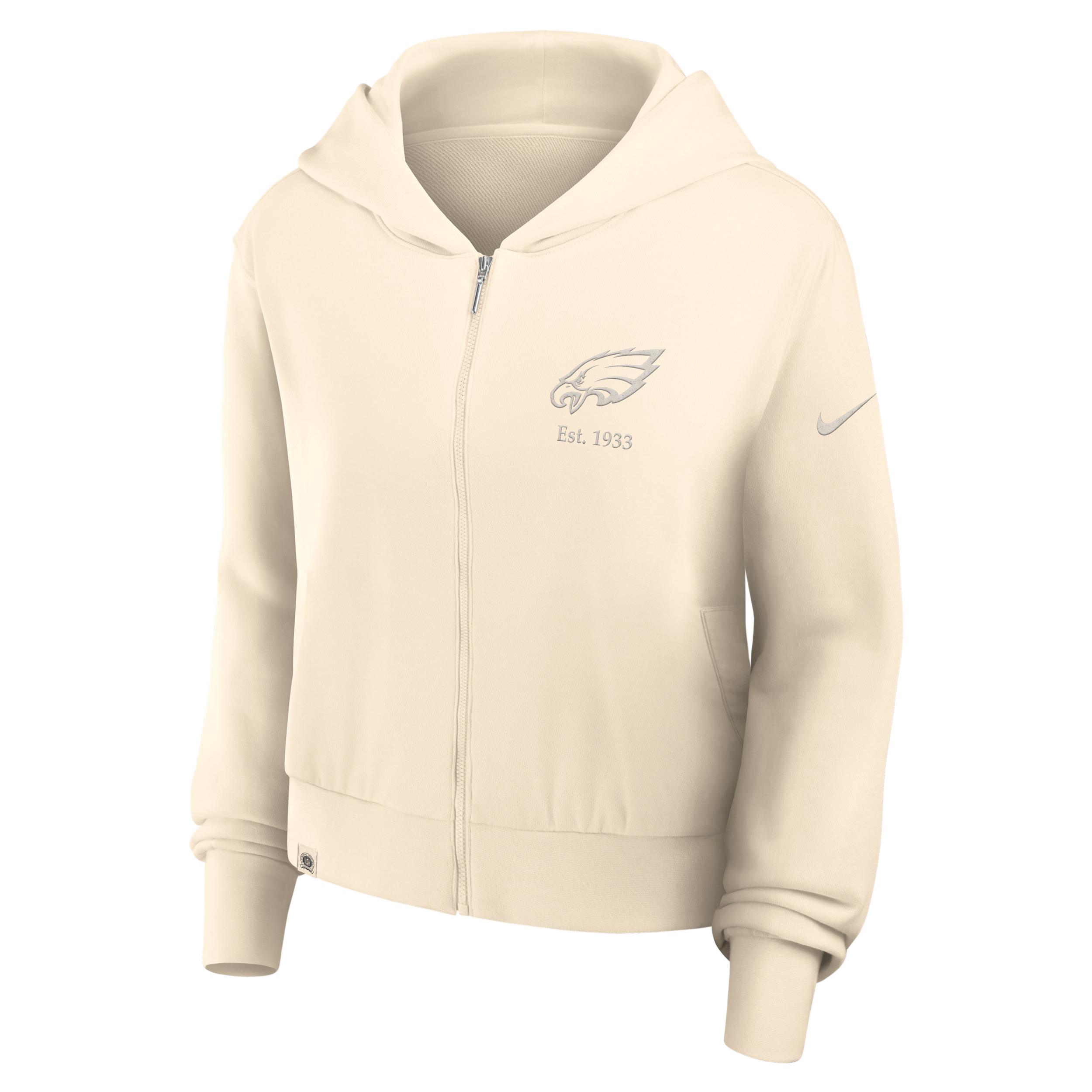 Philadelphia Eagles Established Womenâs Nike Women's NFL Full-Zip Hoodie by NIKE