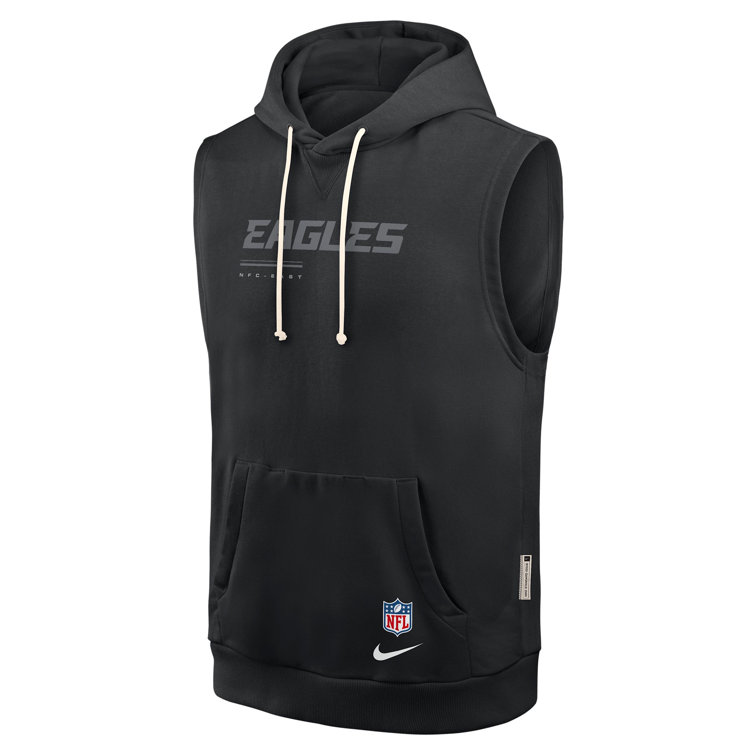 Philadelphia Eagles Sideline Nike Men's Dri-FIT NFL Sleeveless Pullover Hoodie by NIKE