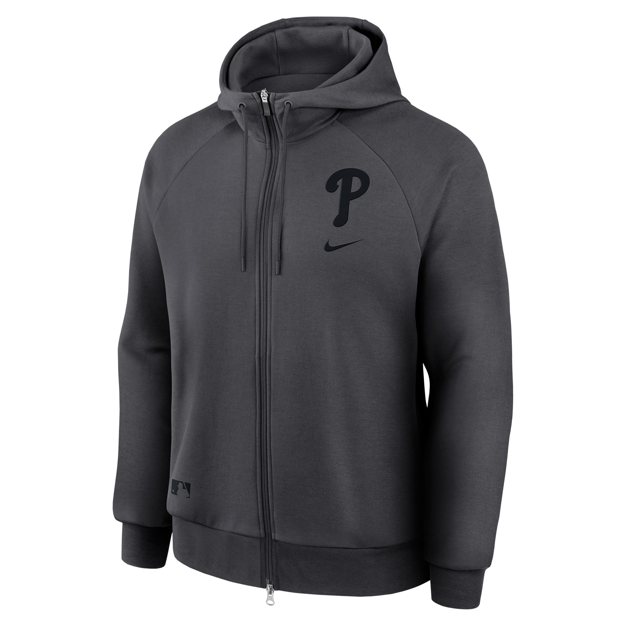Philadelphia Phillies Authentic Collection Nike Men's Dri-Fit MLB Full-Zip Hoodie by NIKE