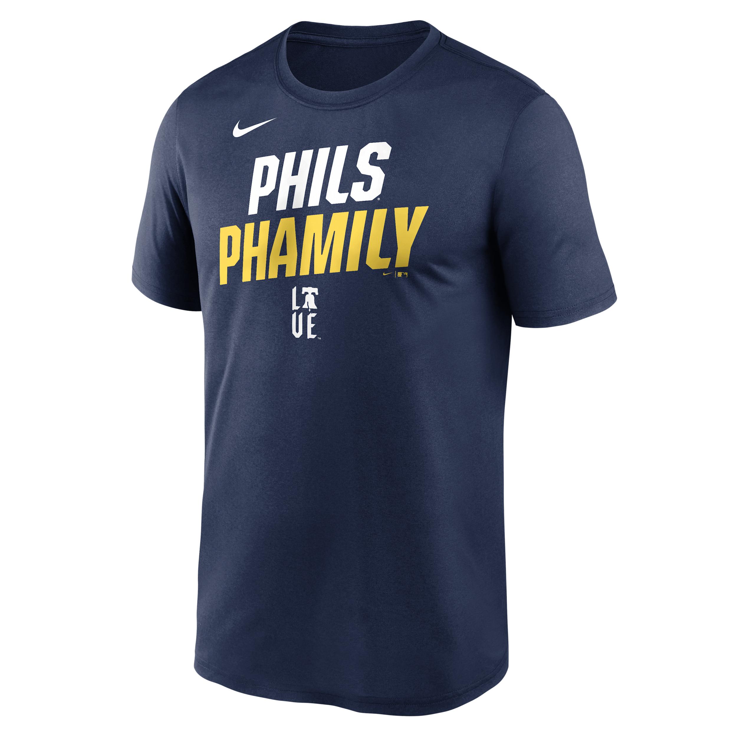 Philadelphia Phillies City Connect Team Phrase Script Nike Men's Dri-FIT MLB T-Shirt by NIKE
