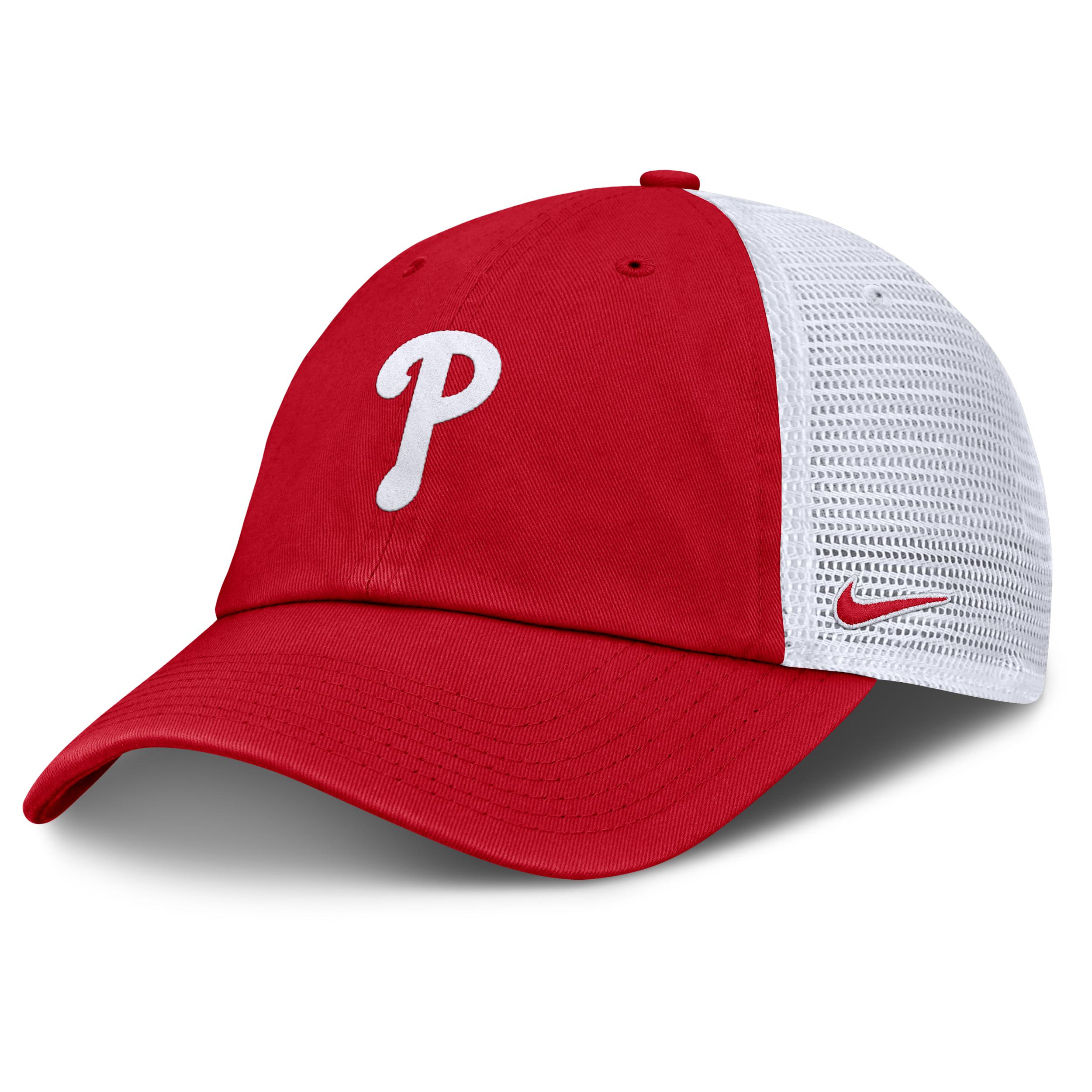 Philadelphia Phillies Club Nike Men's MLB Trucker Adjustable Hat by NIKE