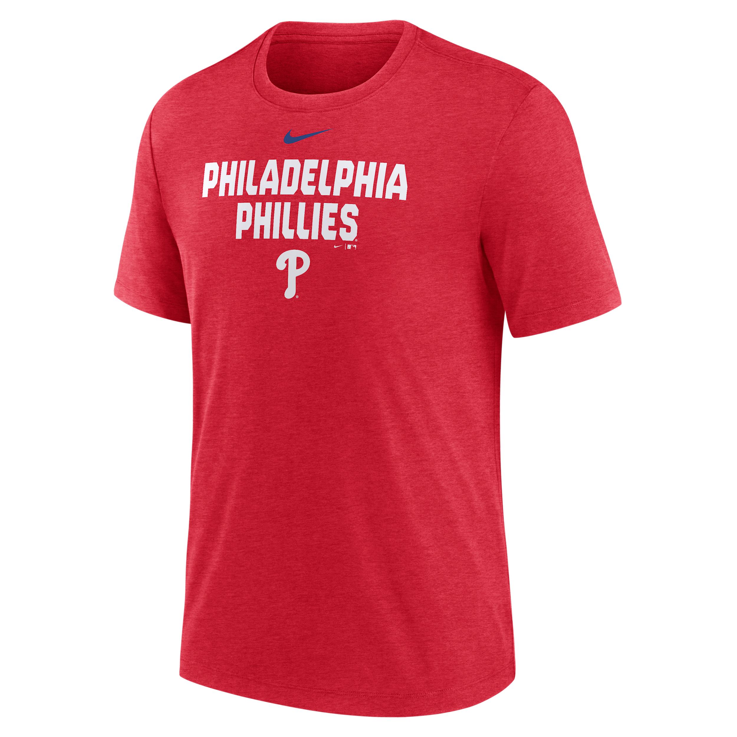 Philadelphia Phillies Stacked Nike Men's MLB T-Shirt by NIKE