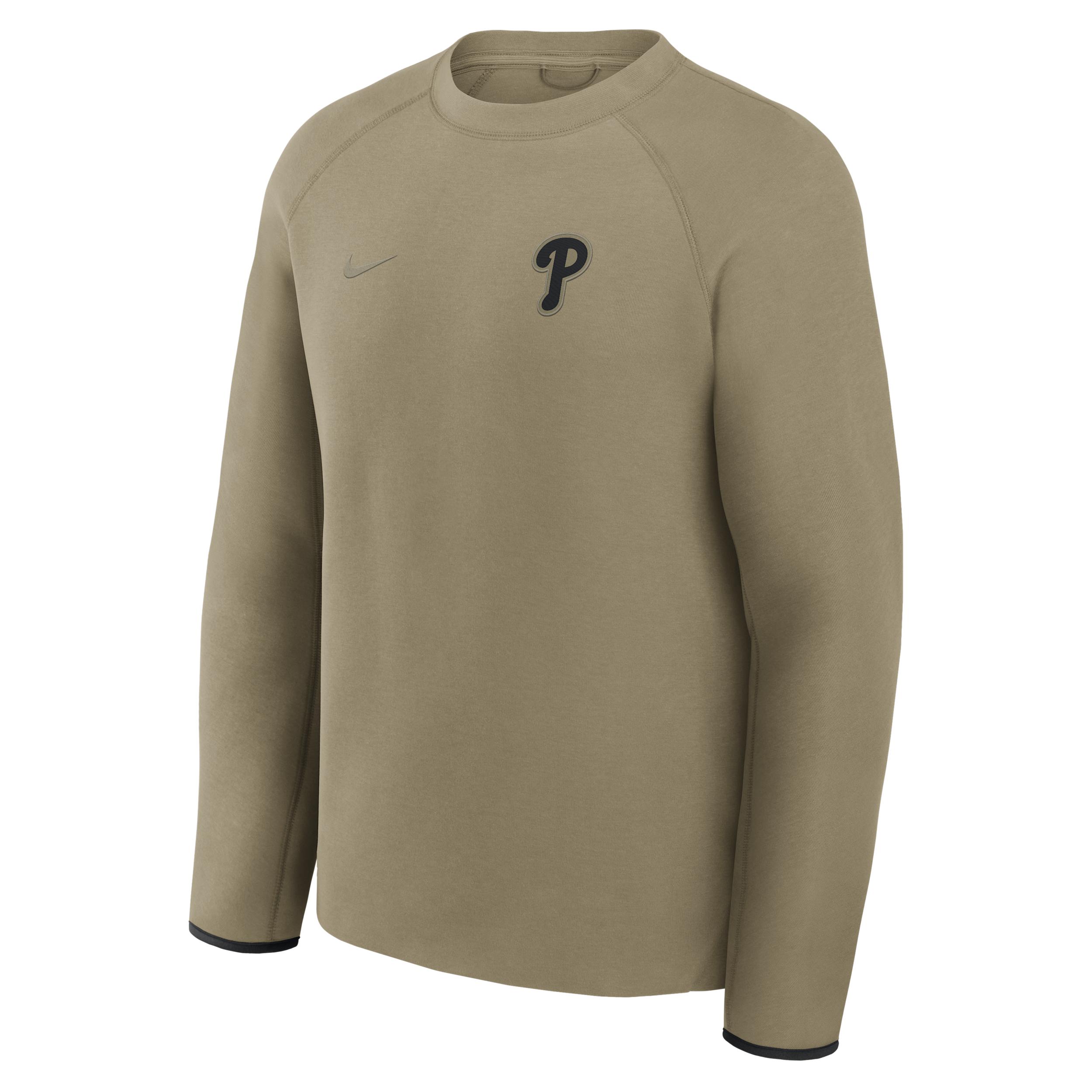 Philadelphia Phillies Tech Fleece Nike Men's MLB Pullover Crew by NIKE