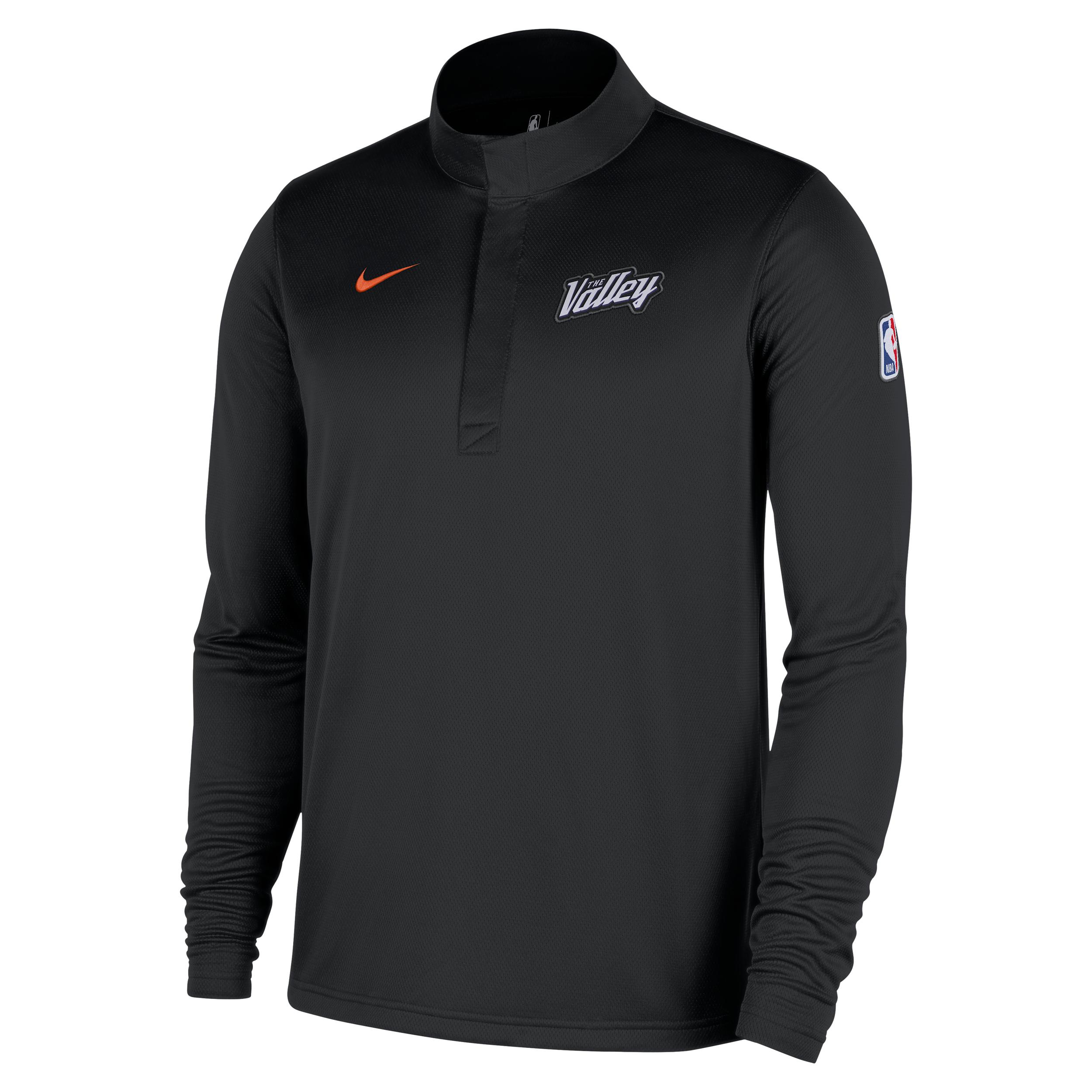 Phoenix Suns City Edition Nike Men's Dri-FIT 1/2-Zip Long-Sleeve Top by NIKE